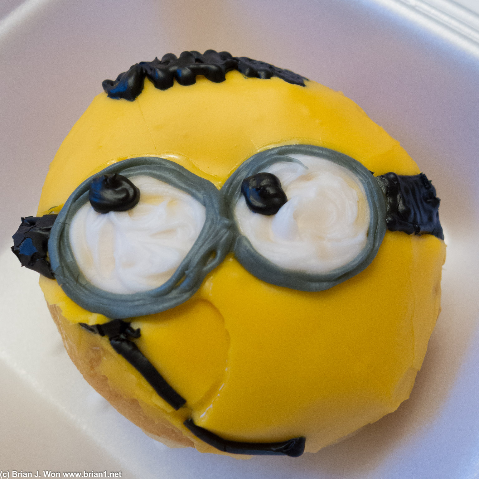 Minion donut from SK Donuts.