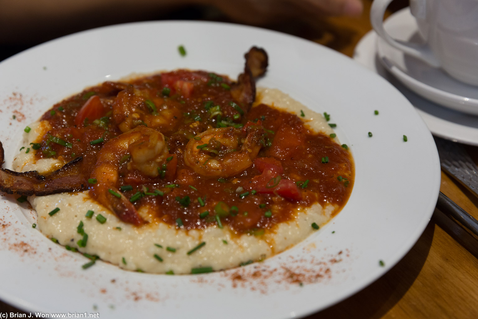 Shrimp and grits.