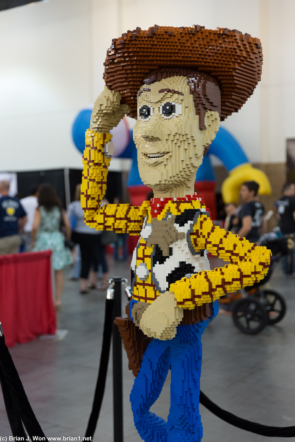Woody at Brick Fest.
