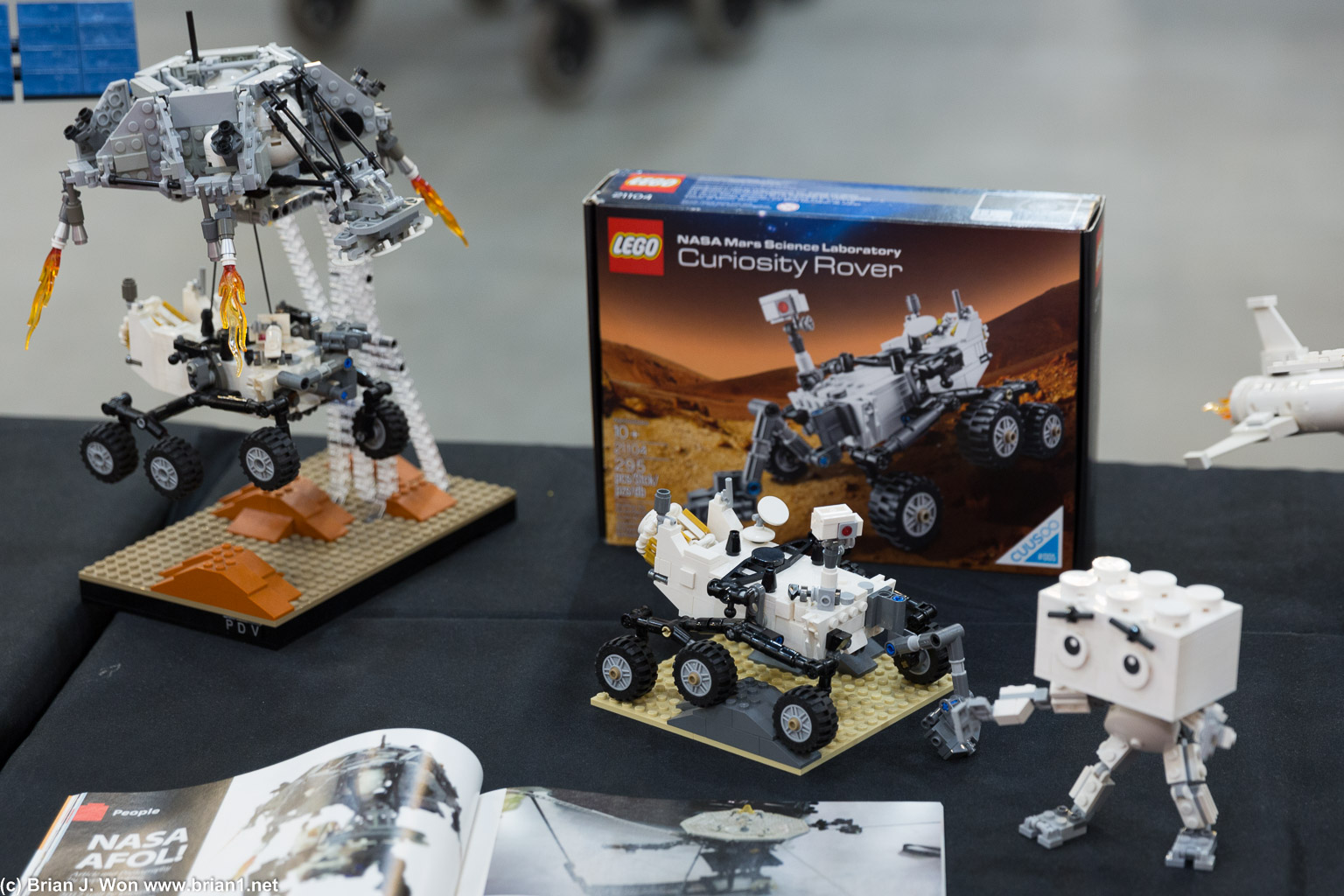 The very rare Lego Cuusoo Mars Science Laboratory Curiosity Rover set.