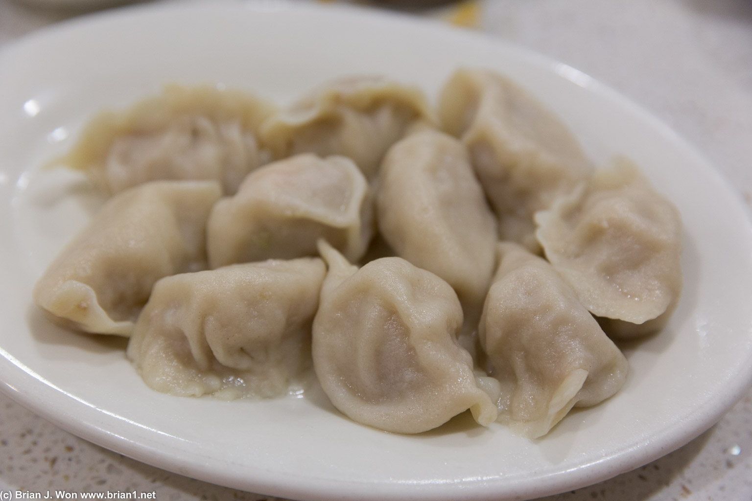 Dumplings here are just okay-- I prefer more simple fillings, they go more fancy here.