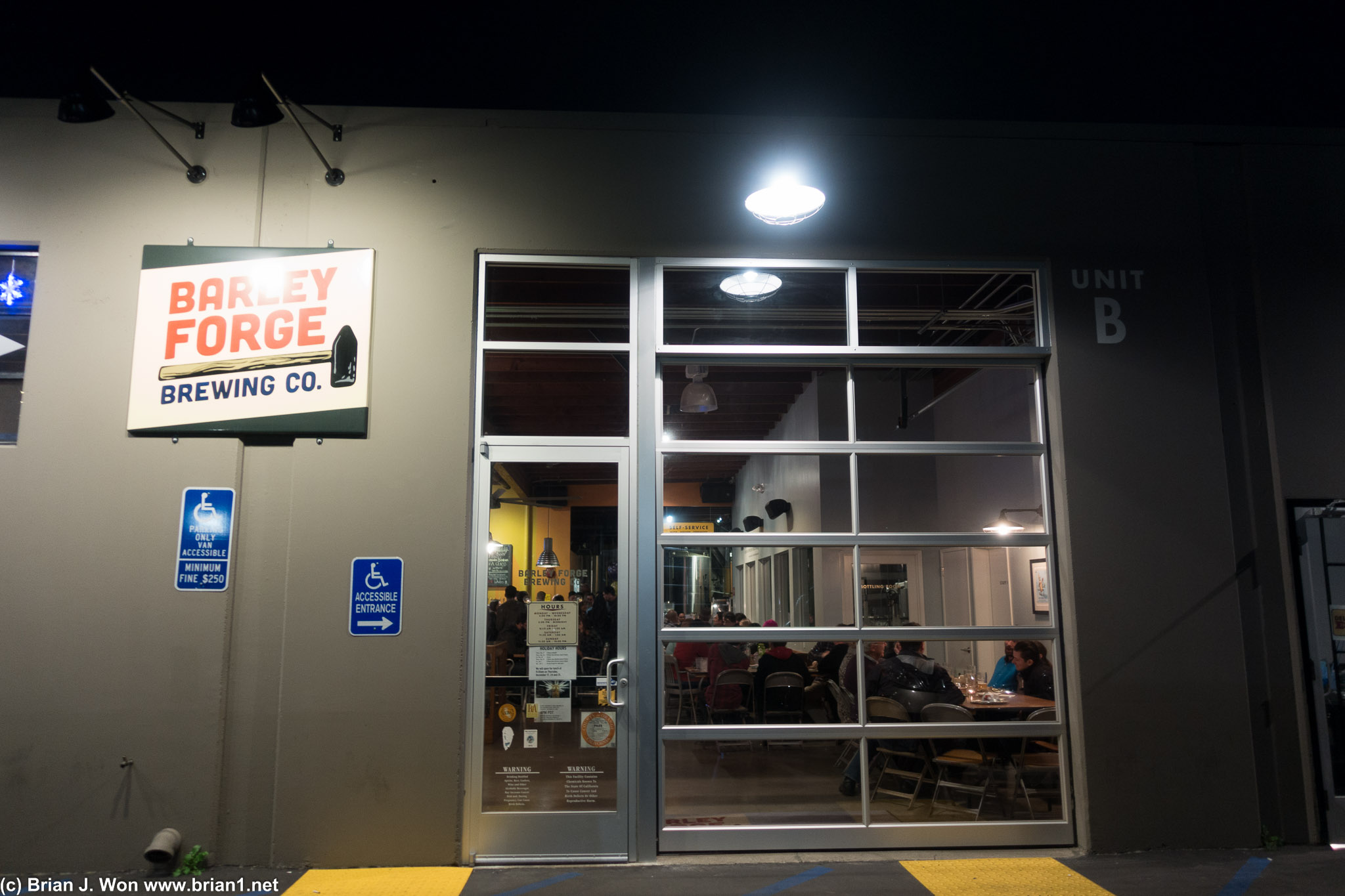 Barley Forge Brewing in Costa Mesa.