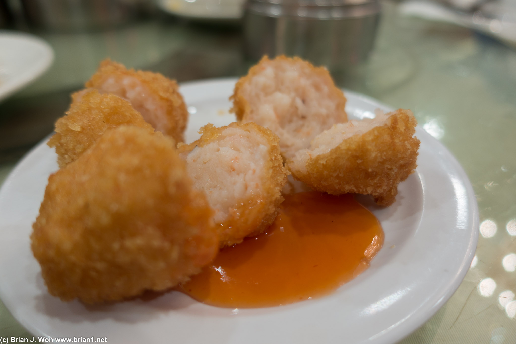 Deep fried shrimp ball. No sugarcane stick and no mayo tho.