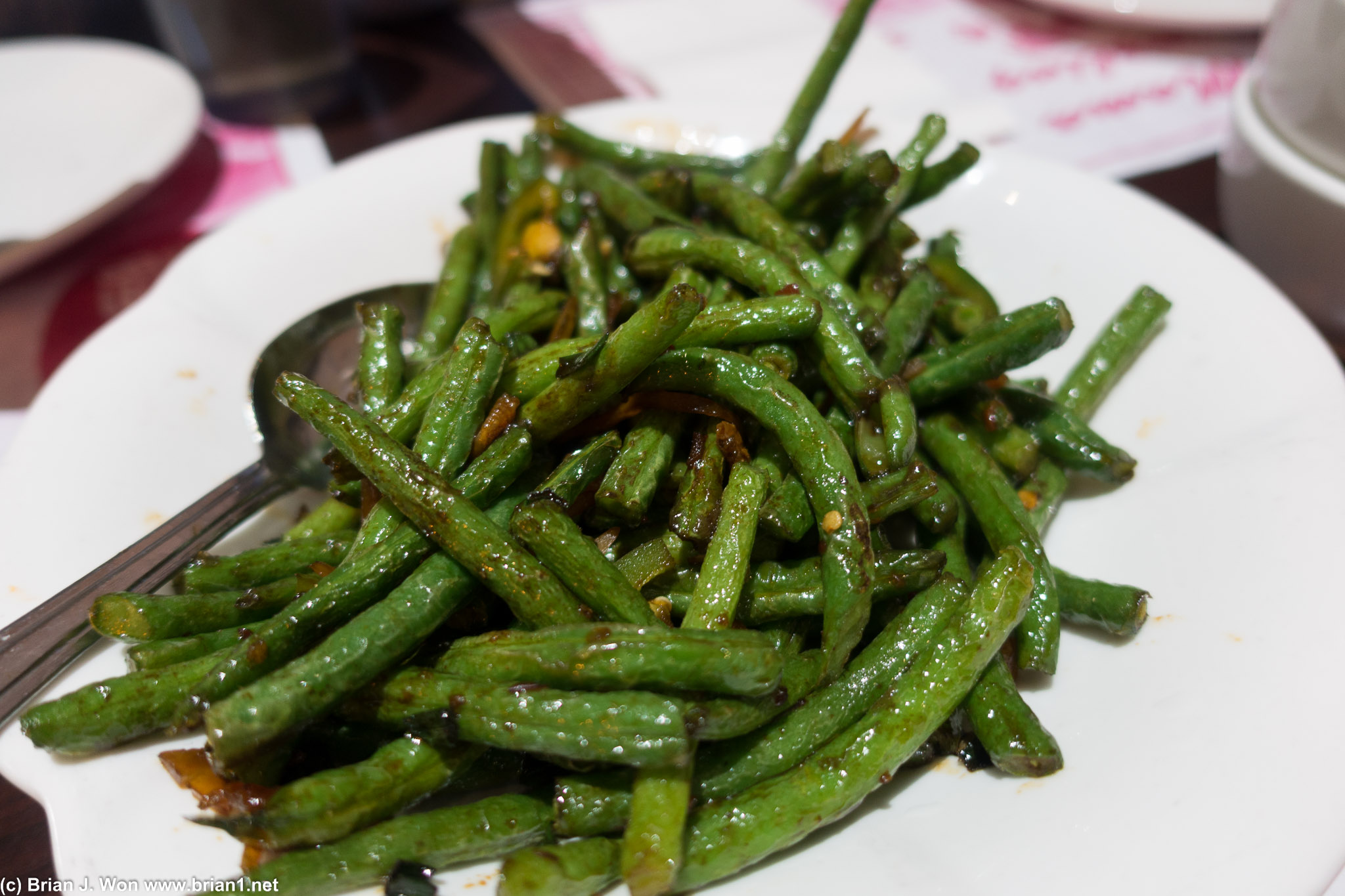 Green beans at Mama's Lu are pretty decent. Nowhere as good as DTF tho.
