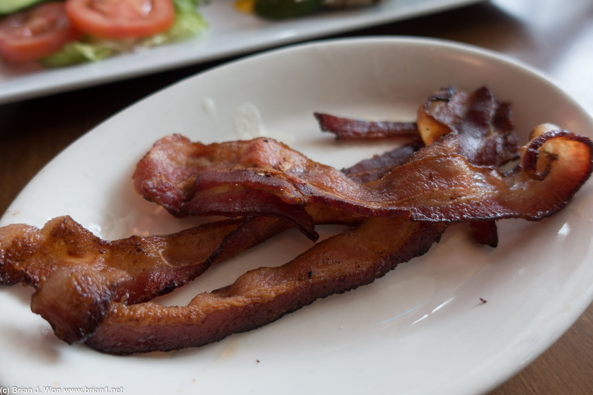 Bacon was very good.