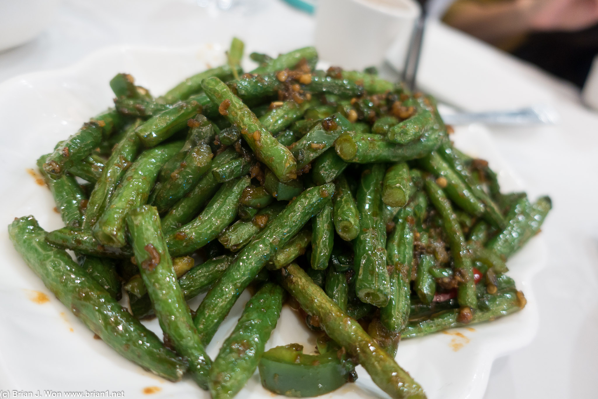 Spicy green beans. Pretty decent, better than the local DTF (but not better than the ones in Arcadia).