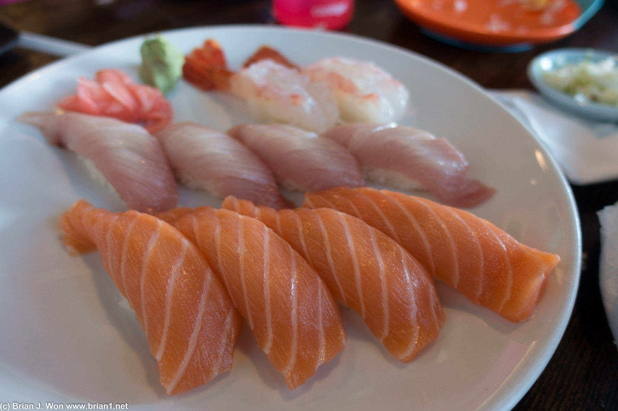 More ama ebei, hamachi, and some sake (salmon).