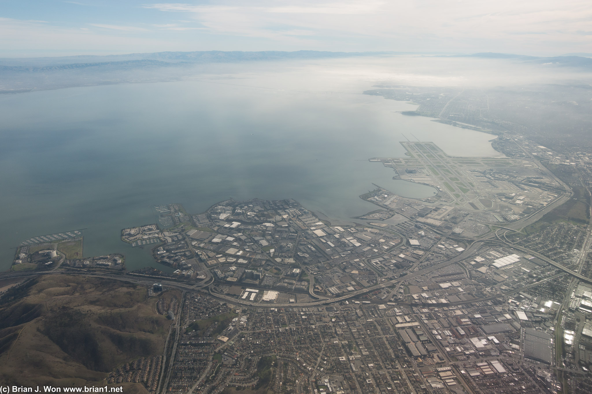Taking off from SFO.