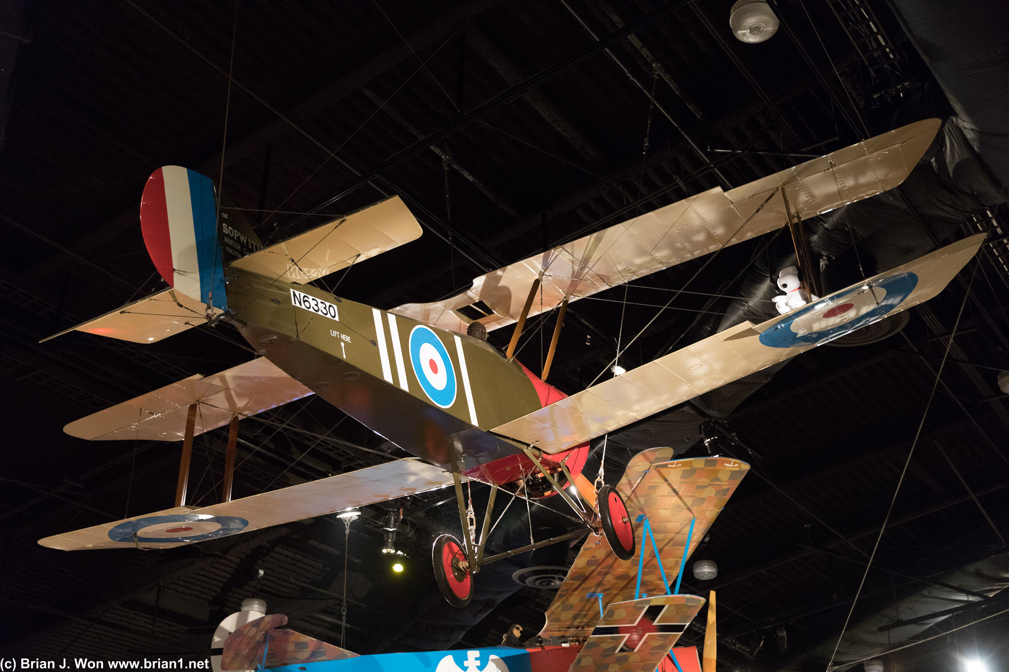 Sopwith Camel, complete with Snoopy!