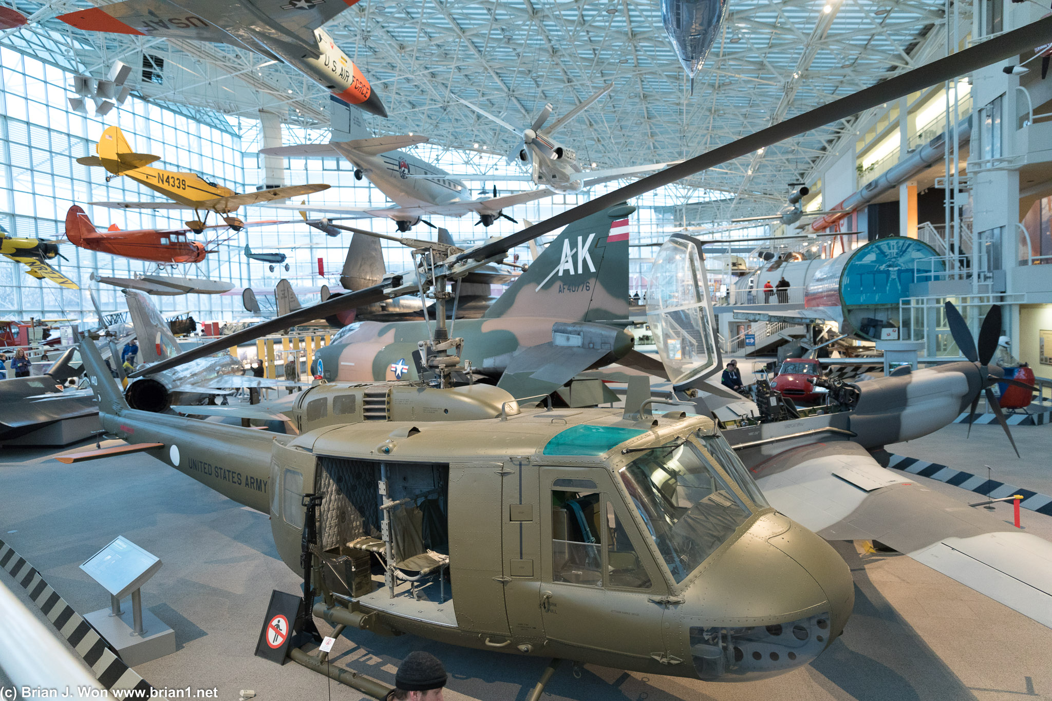 UH-1H Huey in foreground.