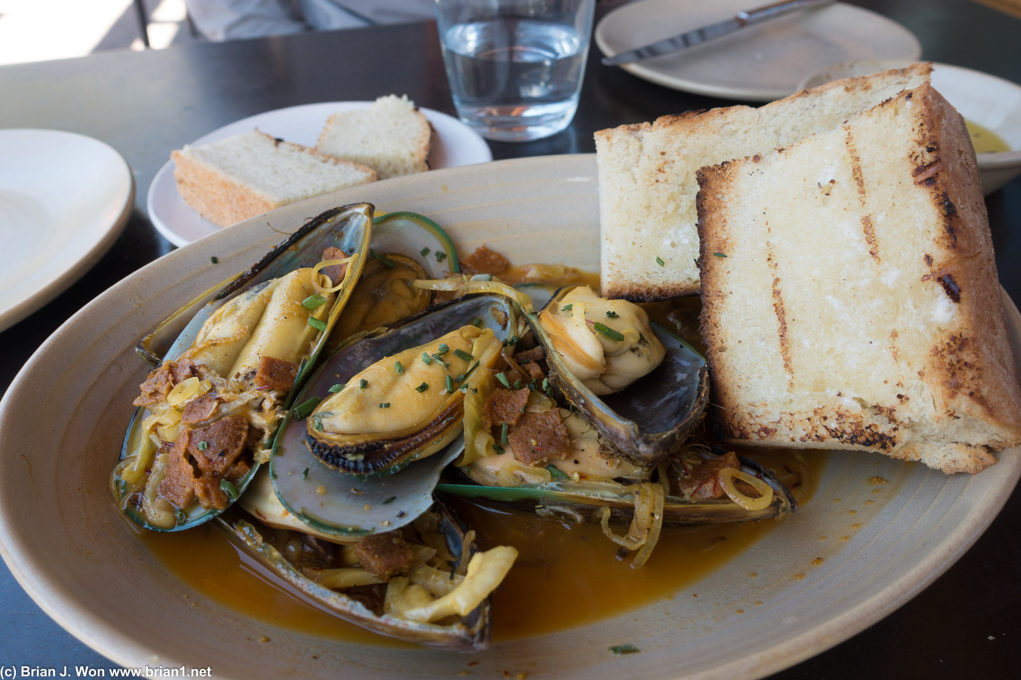 Mussels at Campo.