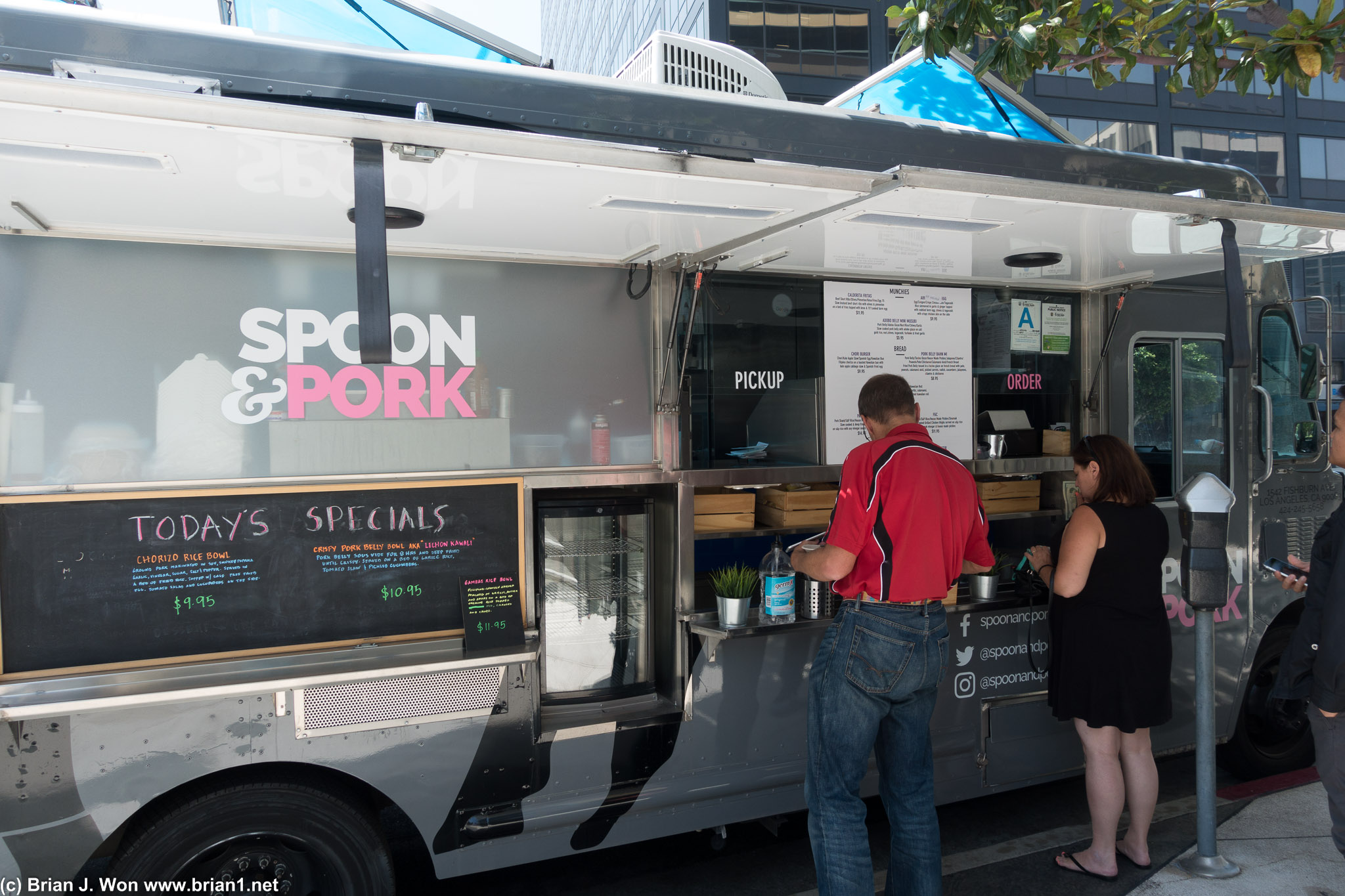 Spoon and Pork truck for lunch.