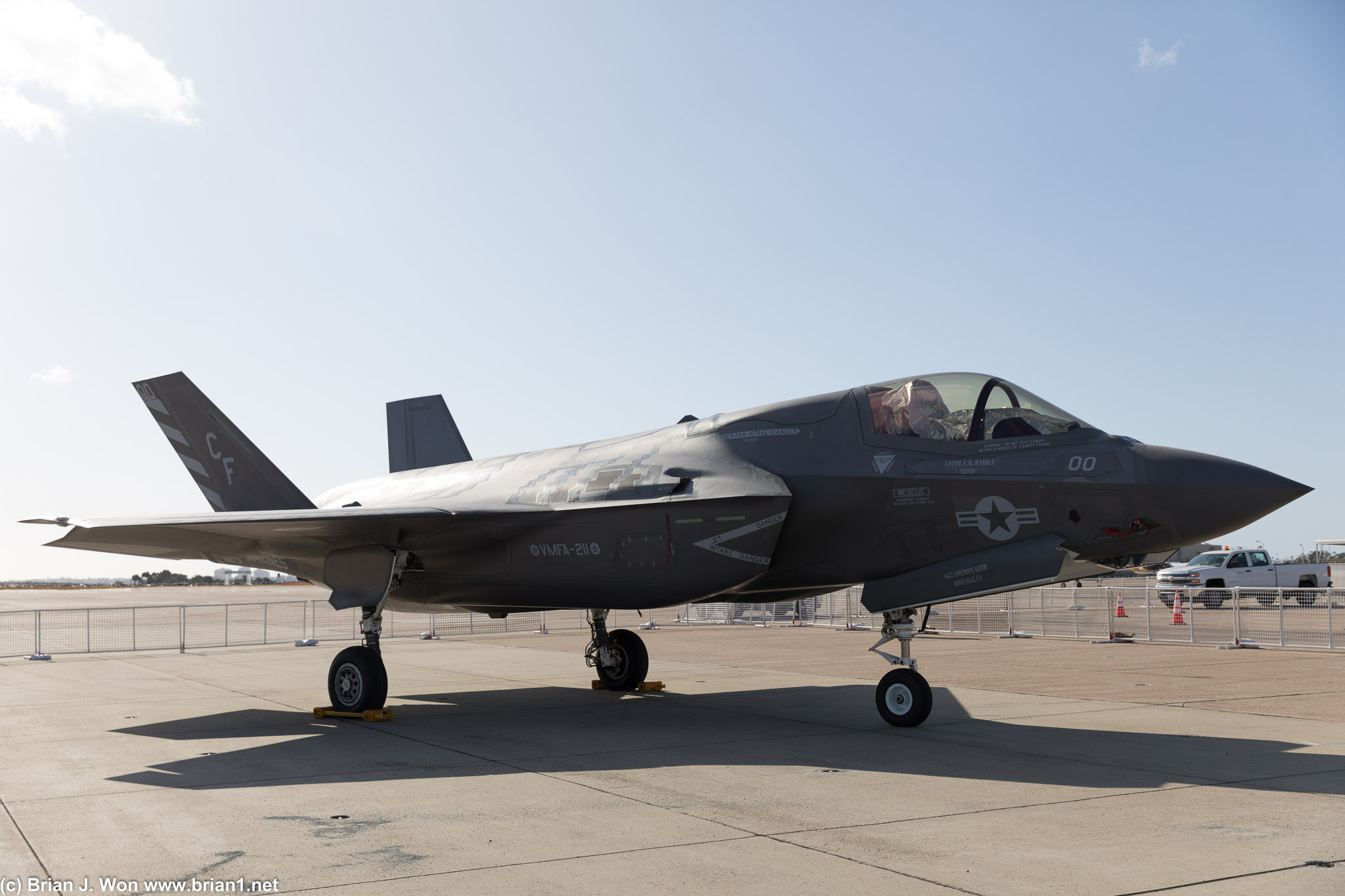 F-35B, parked.