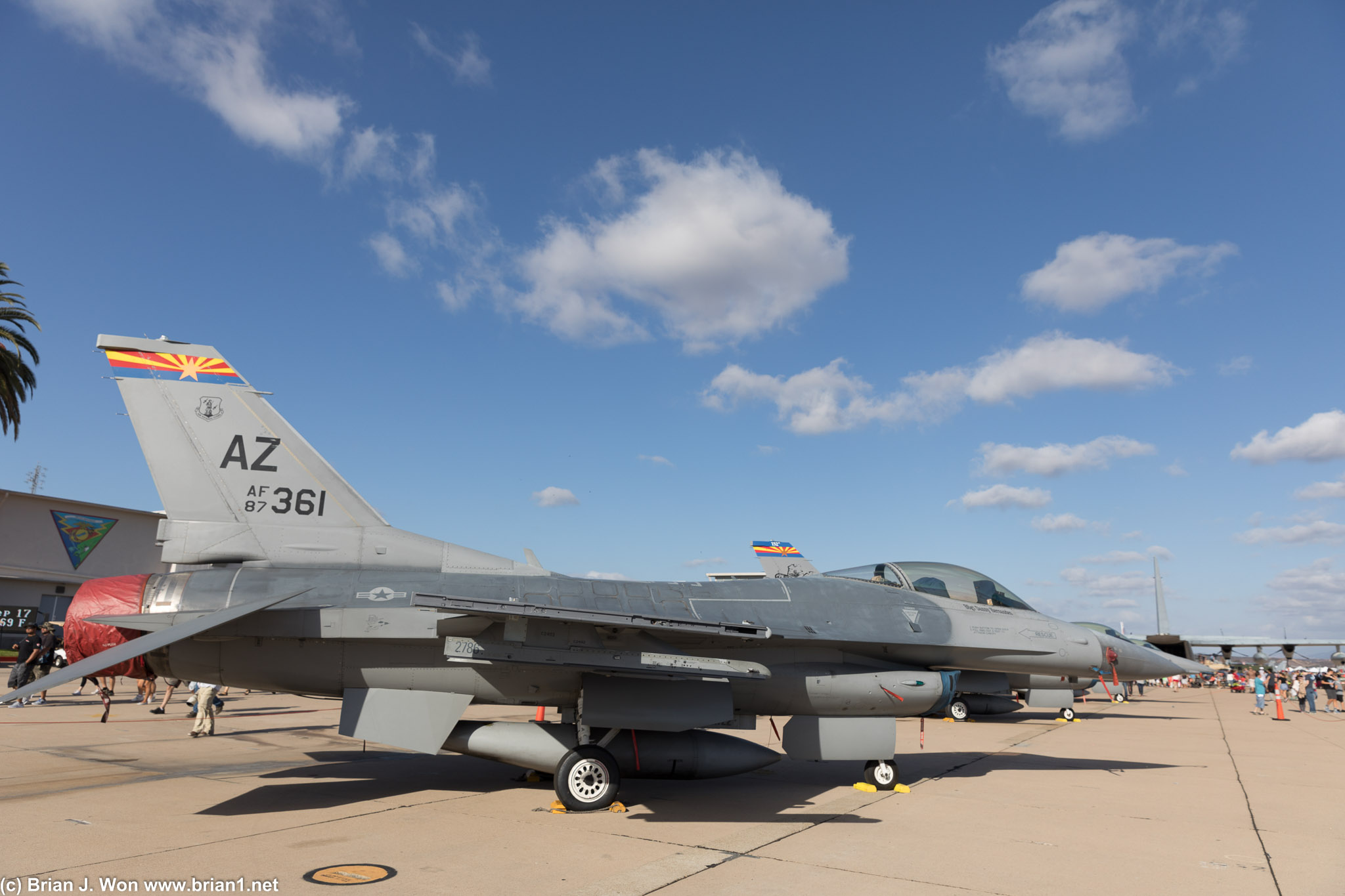 Lockheed (formerly General Dynamics) F-16C Block 30H.