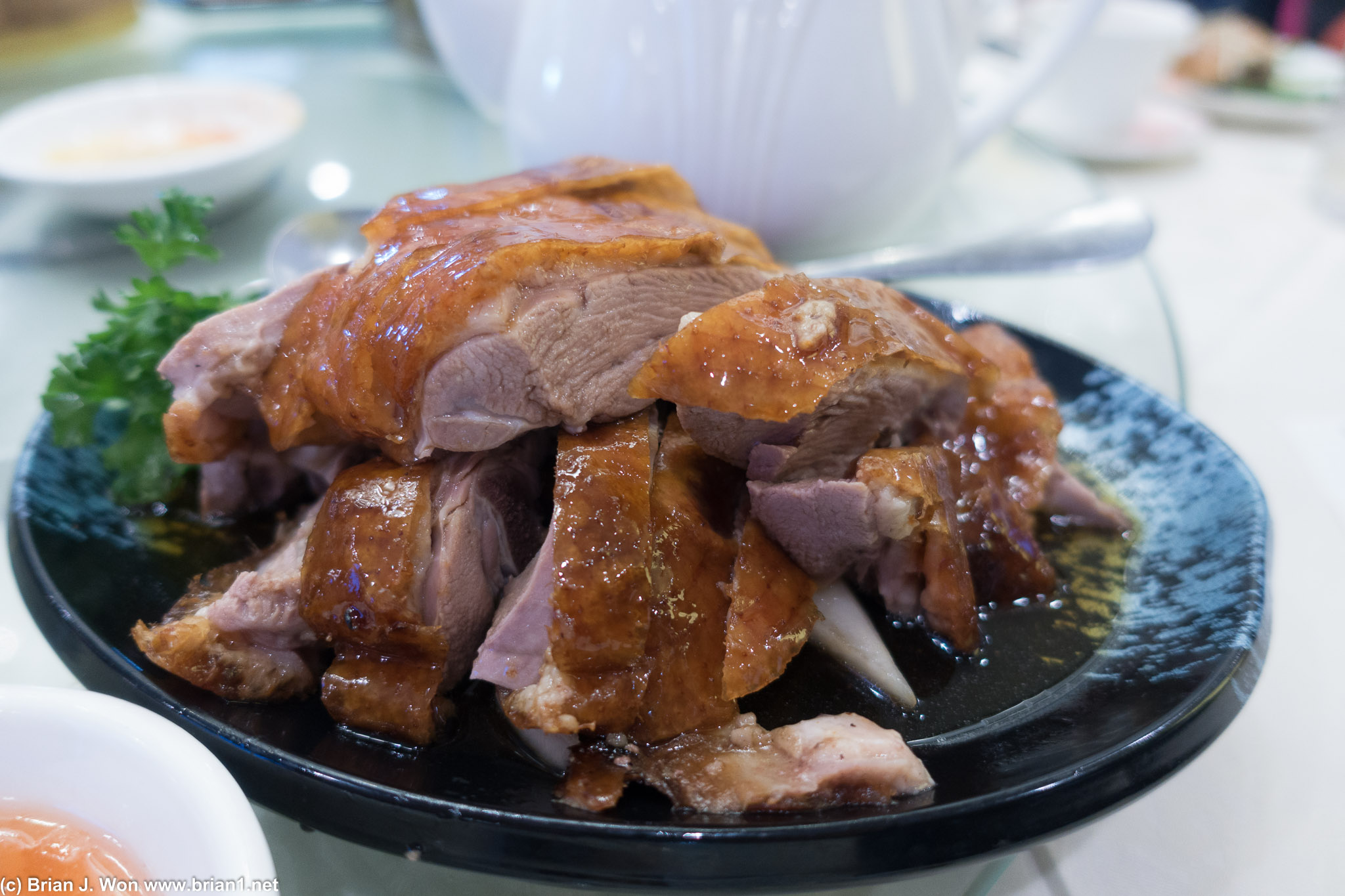 Roast duck. Pretty decent but clearly not the specialty of the dim sum side.