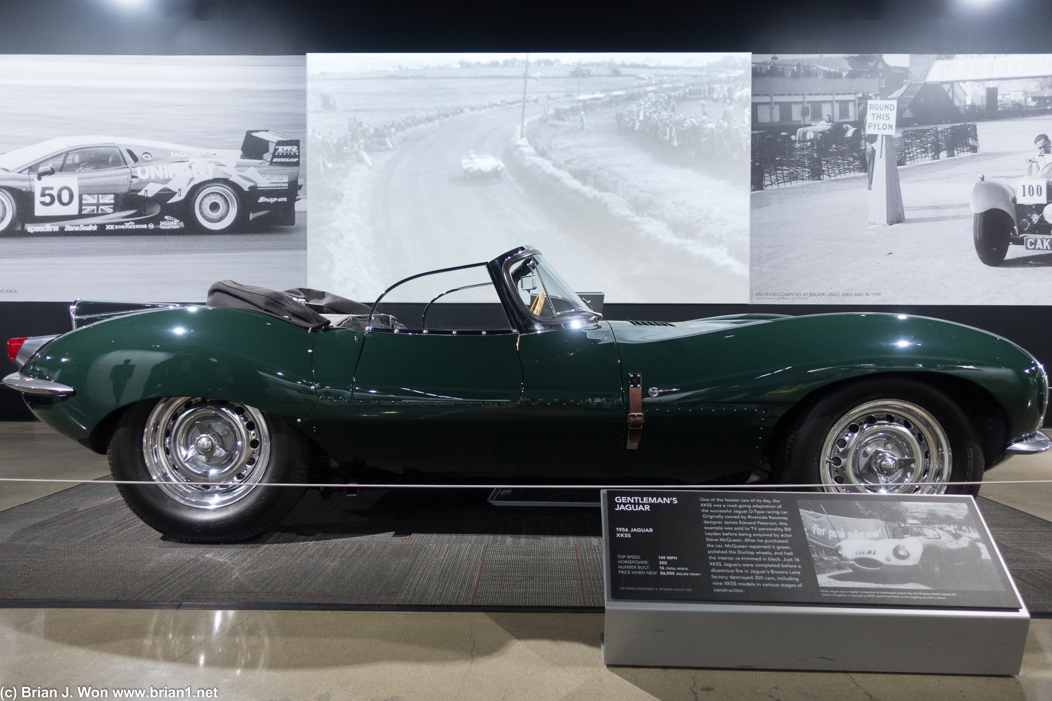 1956 Jaguar XKSS.