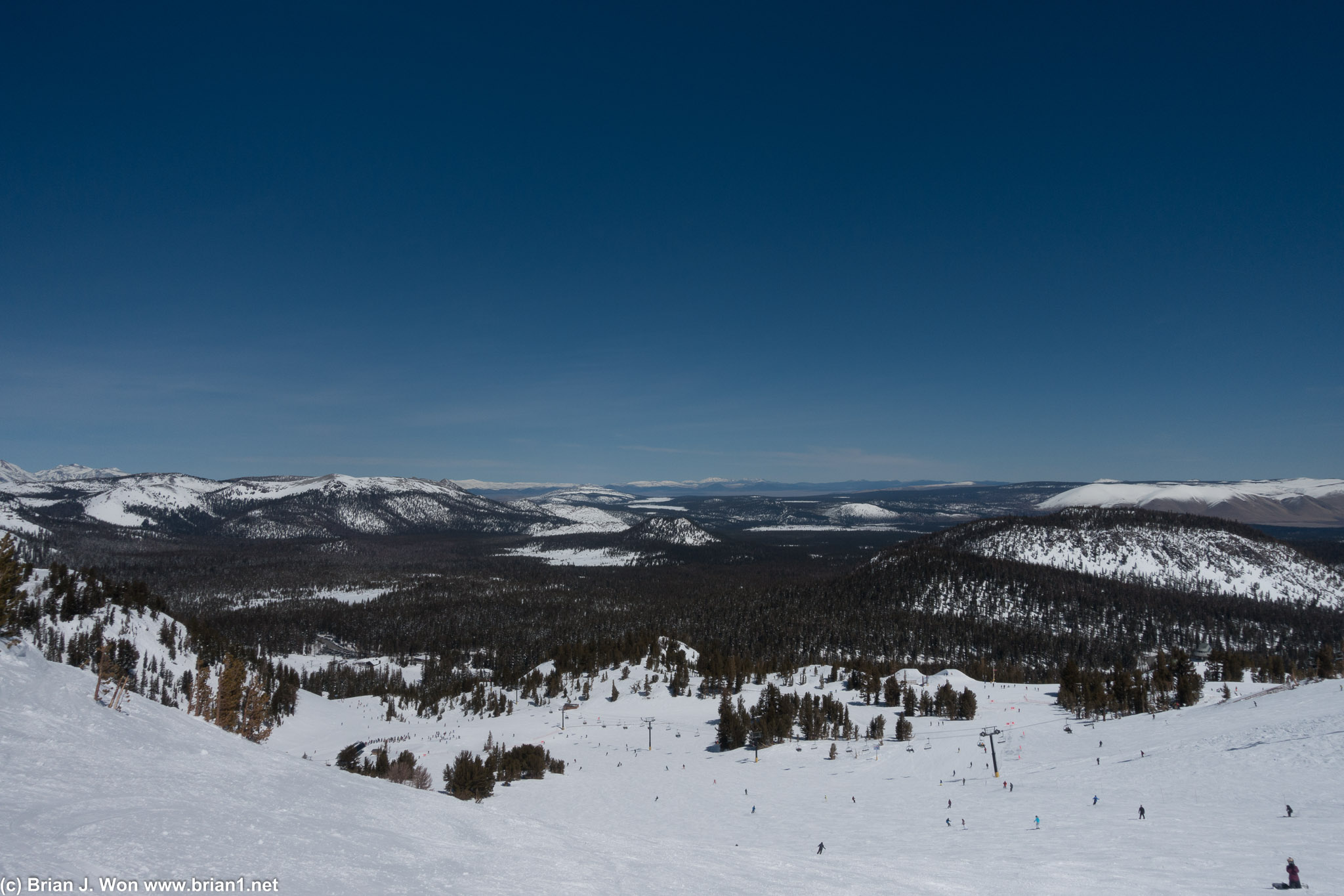Perfectly clear day as seen from the top of High Five.