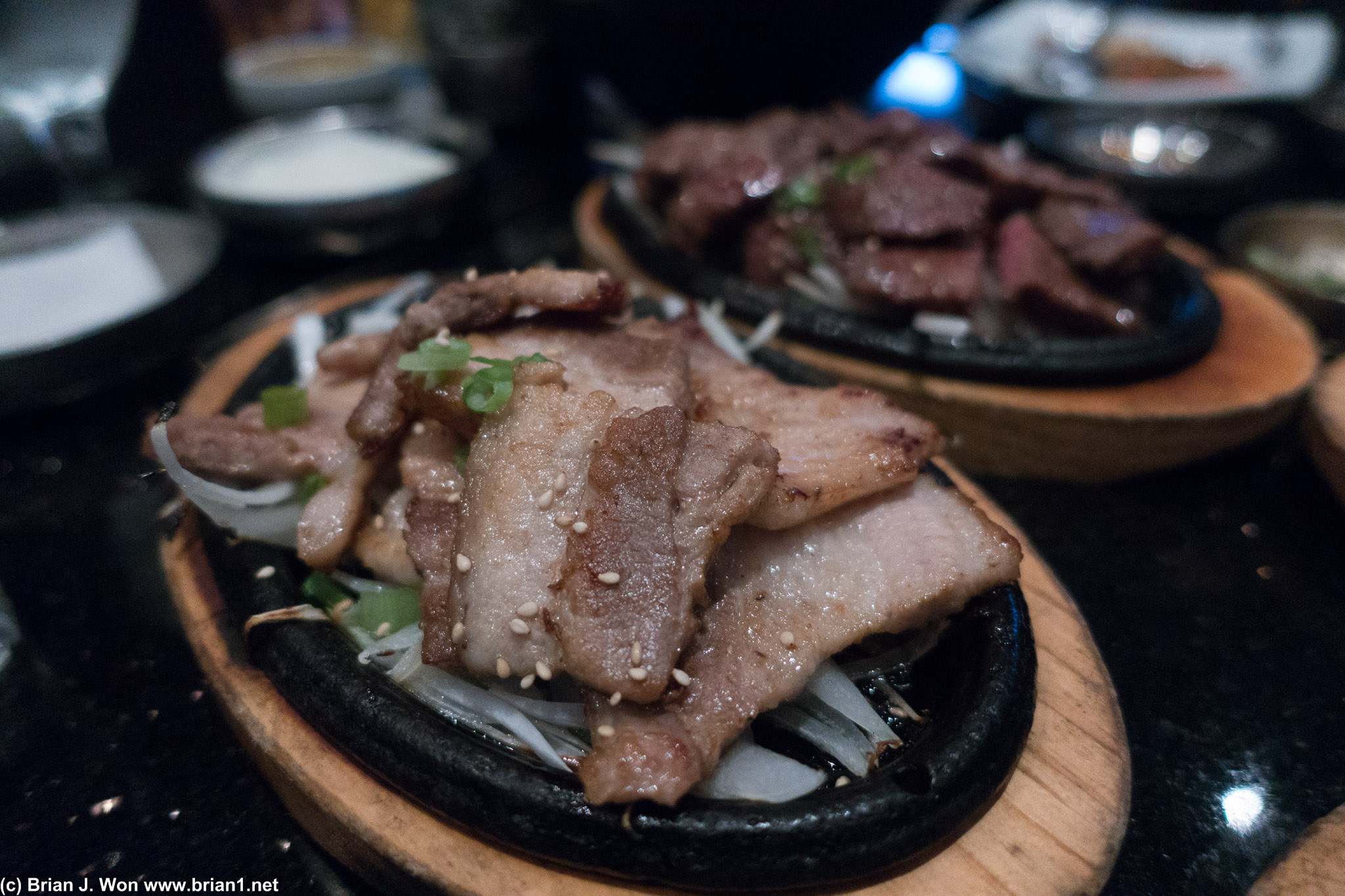 Pork belly. Pretty tasty but ultimately forgettable.