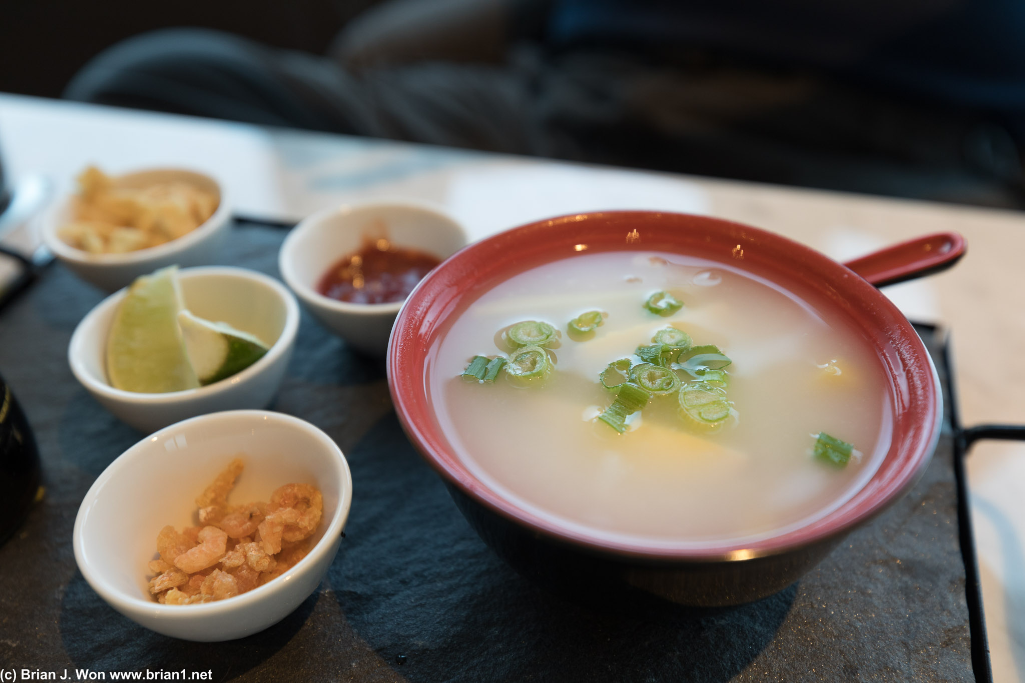 Congee was terrible-- watery mess.