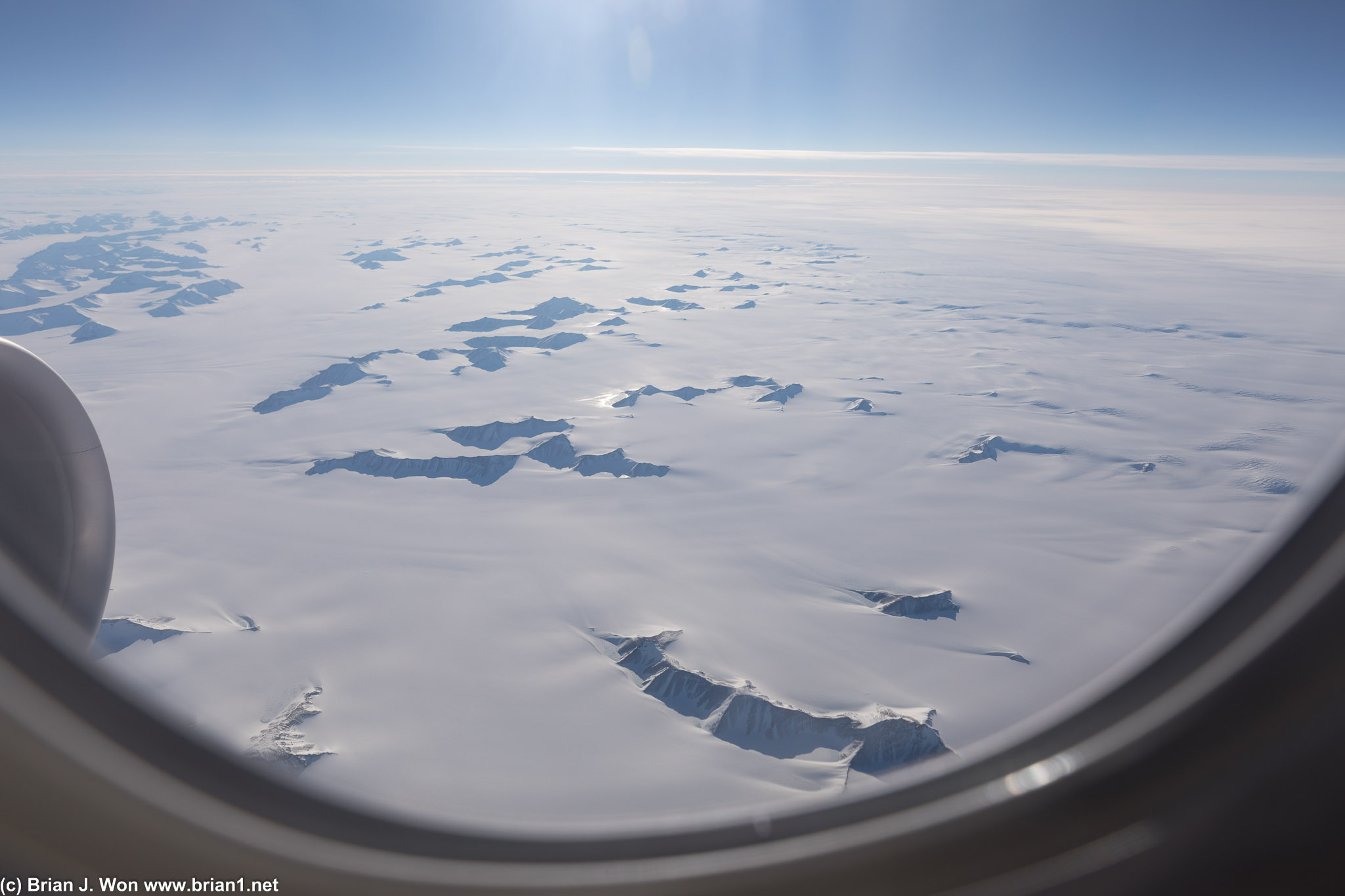 Greenland's vast inland ice sheet.