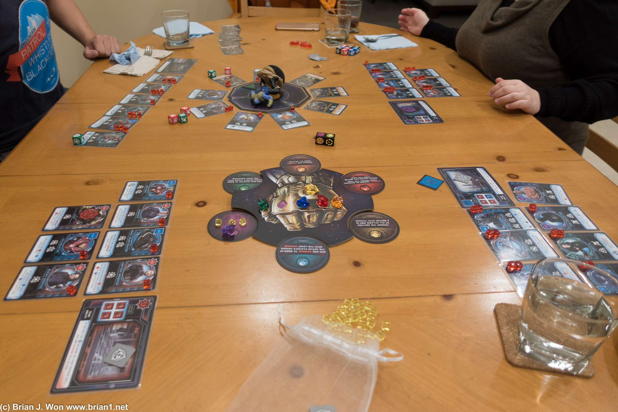 Thanos Rising: Avengers Infinity War, Ophelia's current favorite board game.