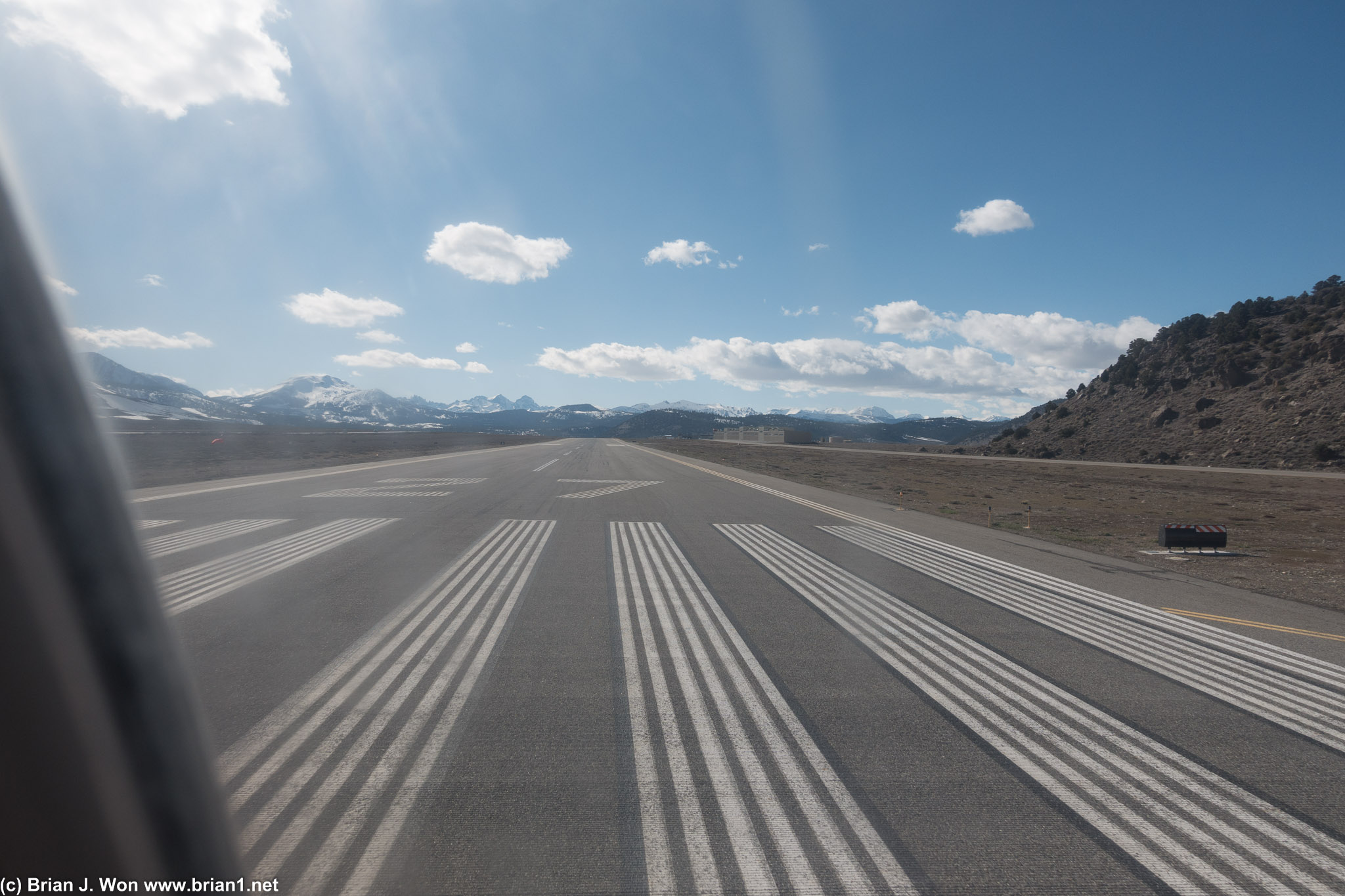 Runway 27. The only runway.