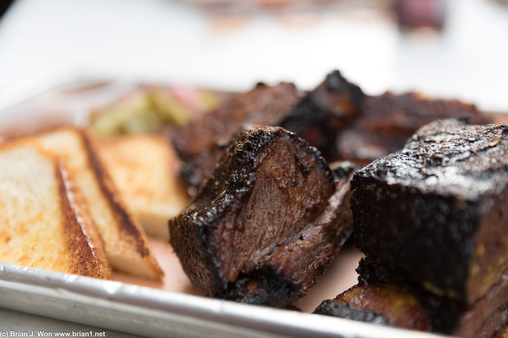 Close-up of the short rib. It shredded nicely but that was about it.