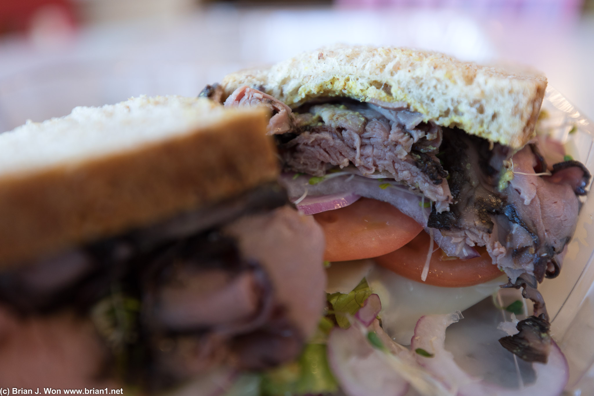 Mule kick sandwich at Schat's in Bishop.