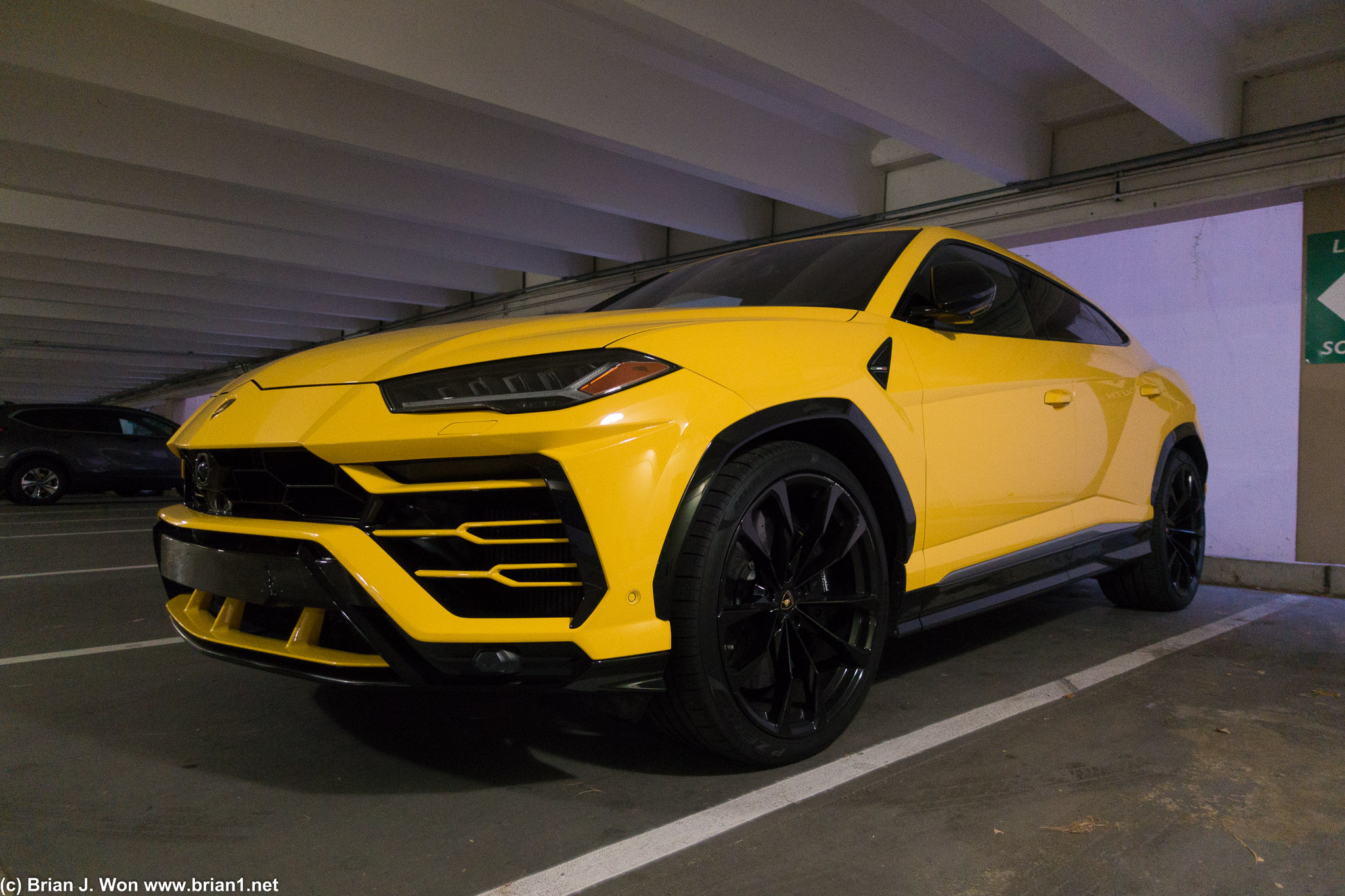 Lamborghini Urus in the parking lot?