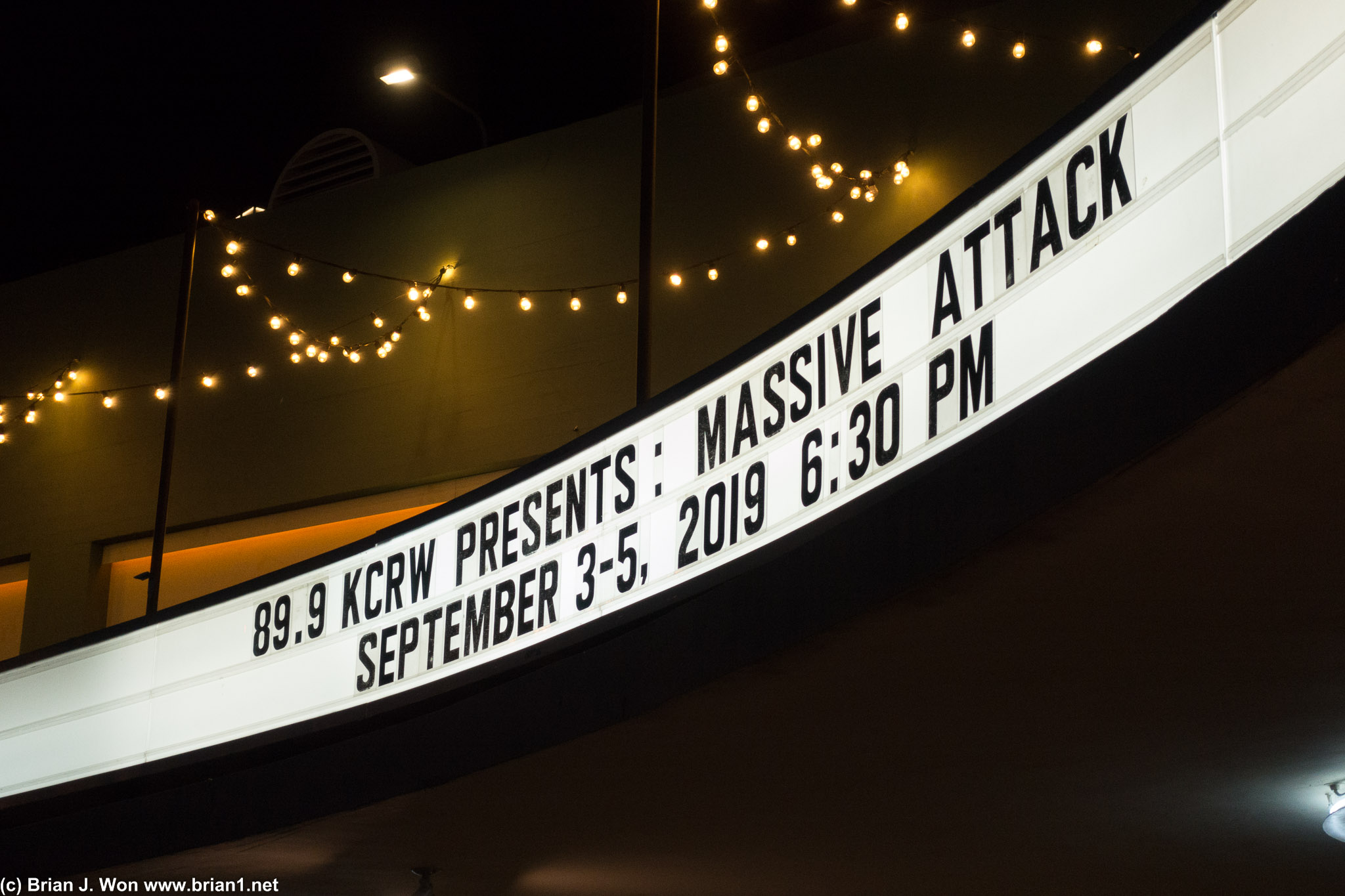 Massive Attack at The Palladium.