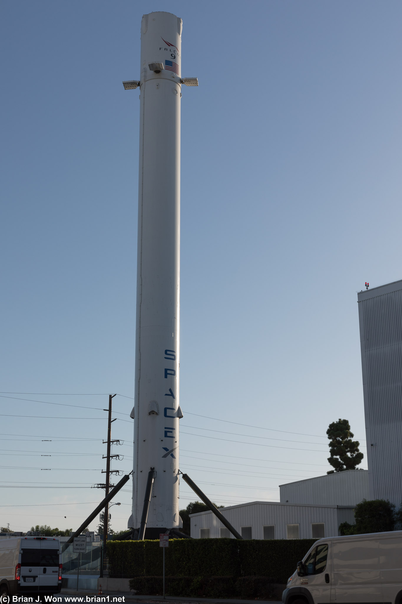 Falcon 9 Booster B1019, first orbital-class rocket to return to launch site land.