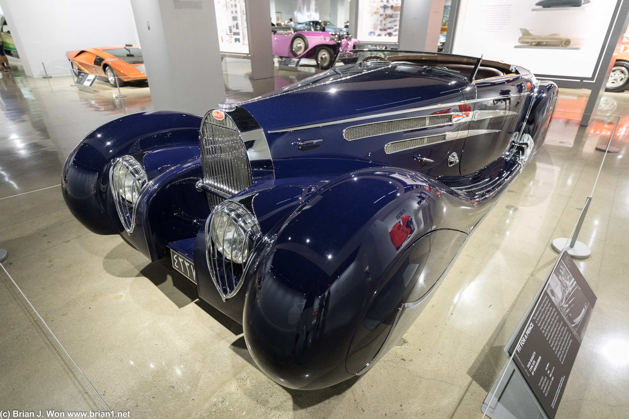 1939 Bugatti Type 57C by Vanvooren.
