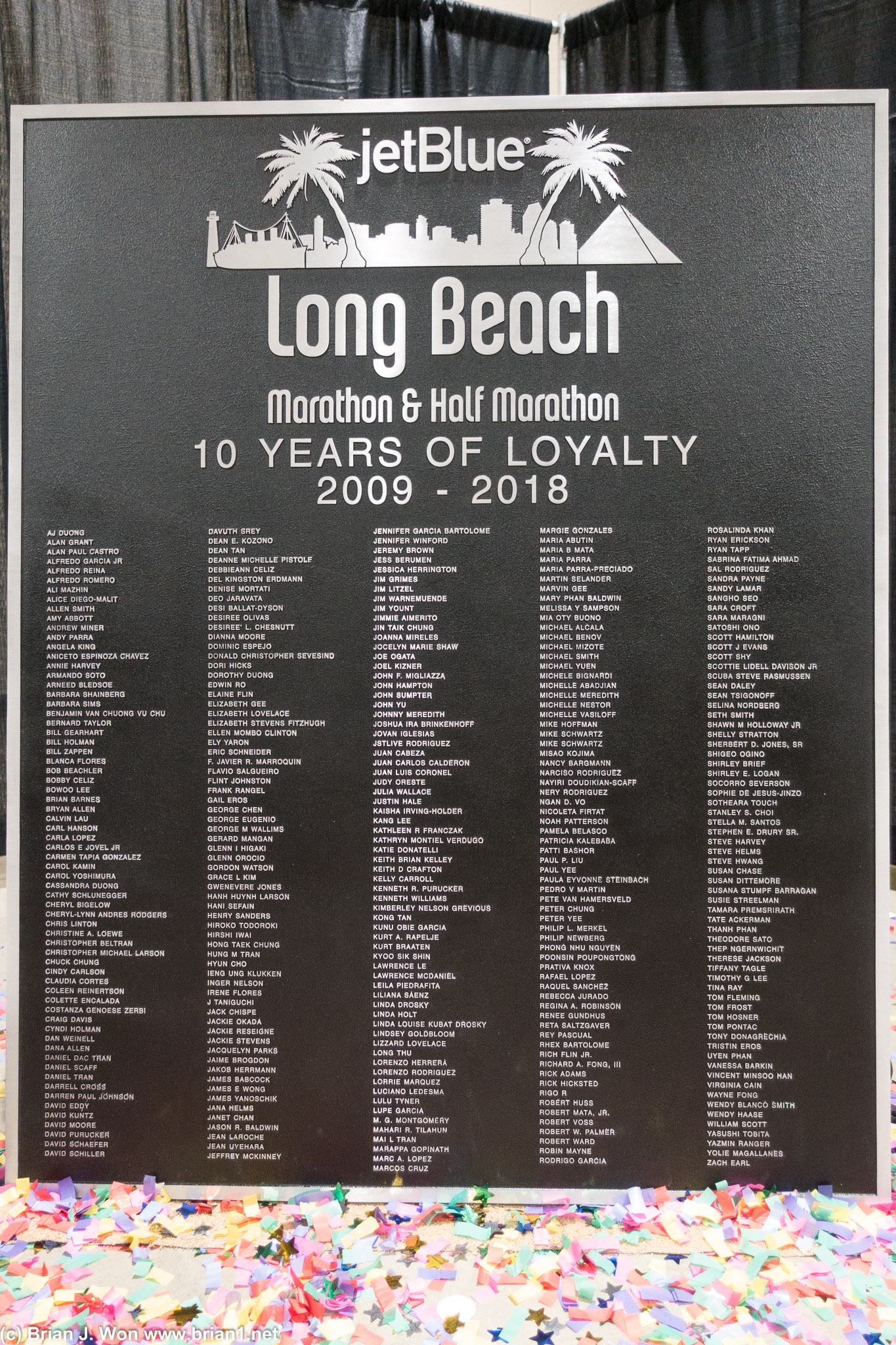 2009-2018, 10 year plaque.