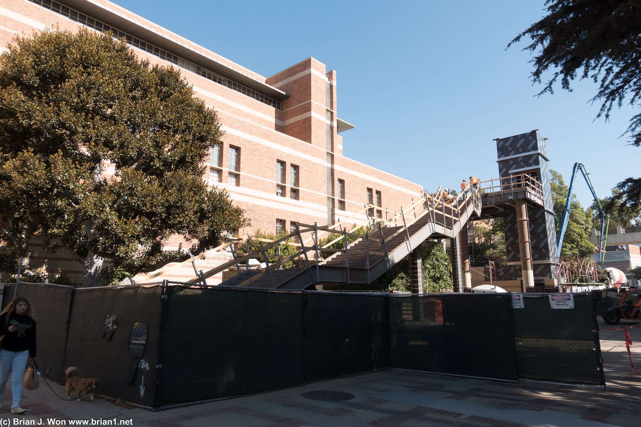 UCLA Anderson is building one hell of a staircase.