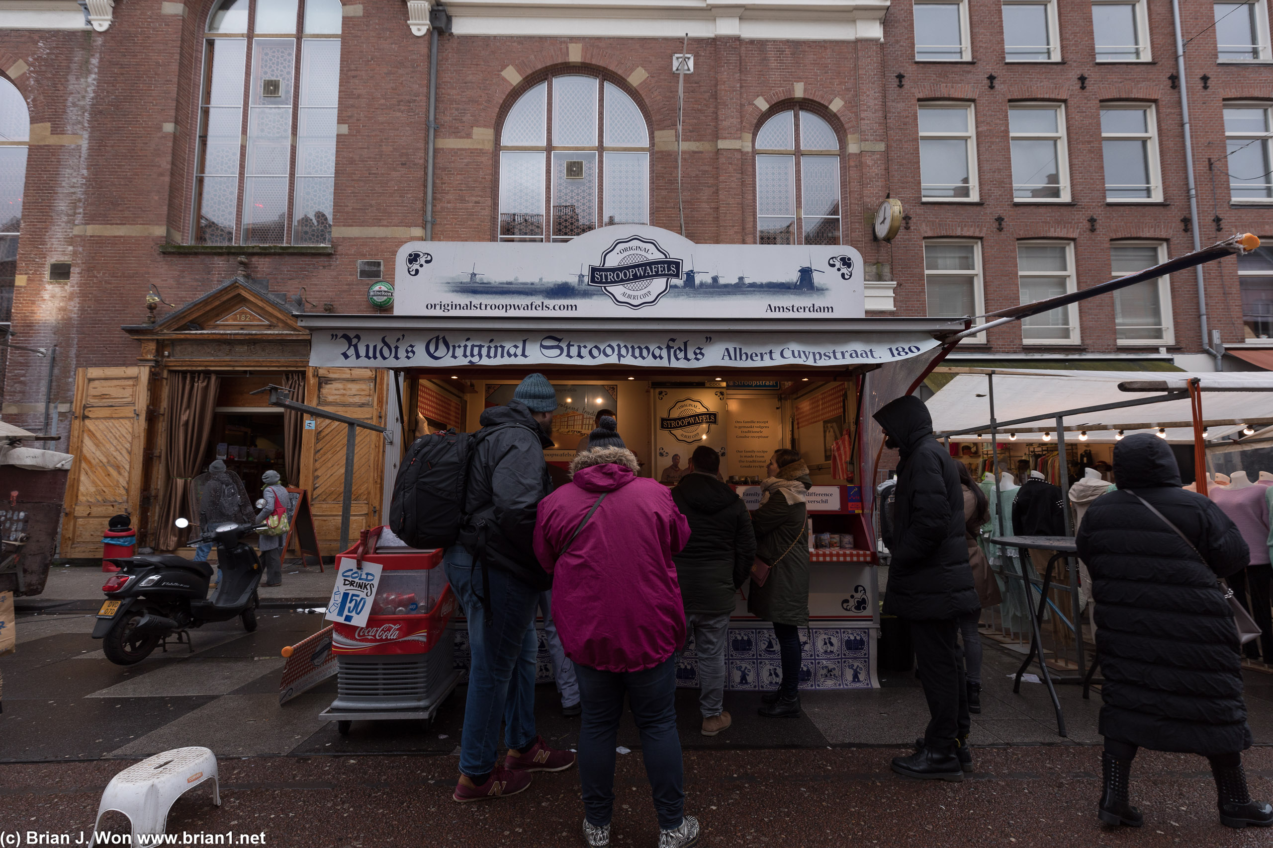 One of many stroopwafel vendors.