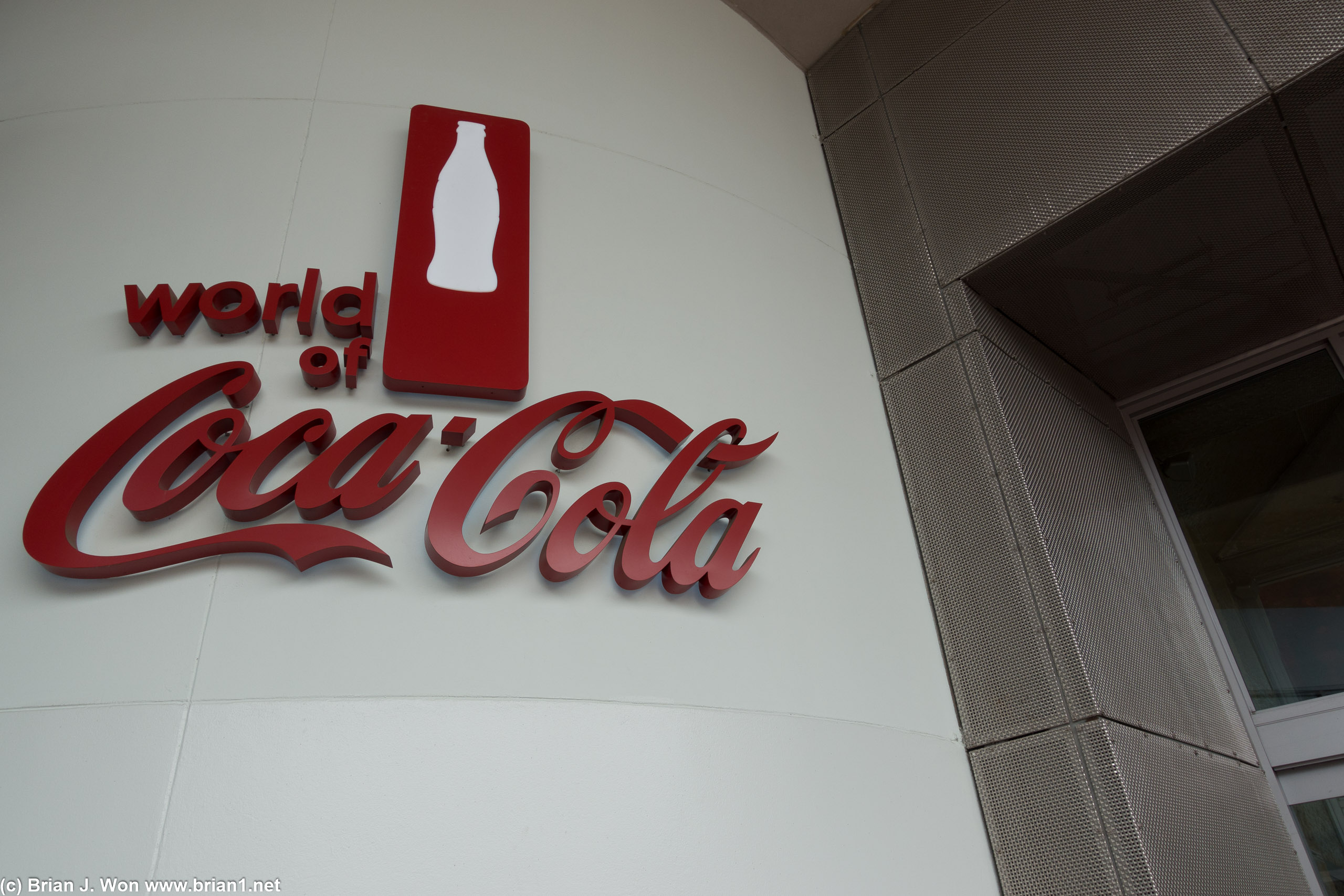 World of Coca-Cola is a surprisingly unassuming building next to the massive Georgia Aquarium.