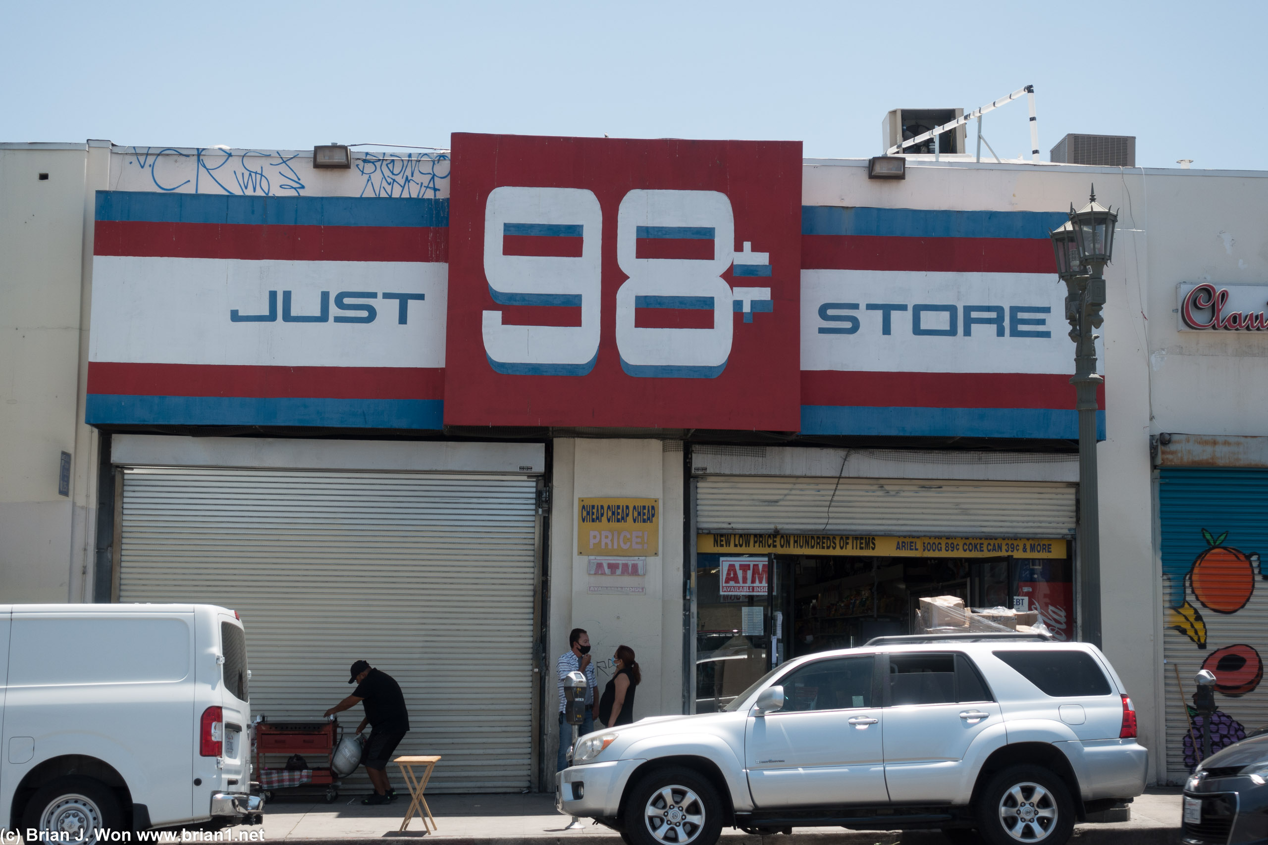 The 98 cent store.