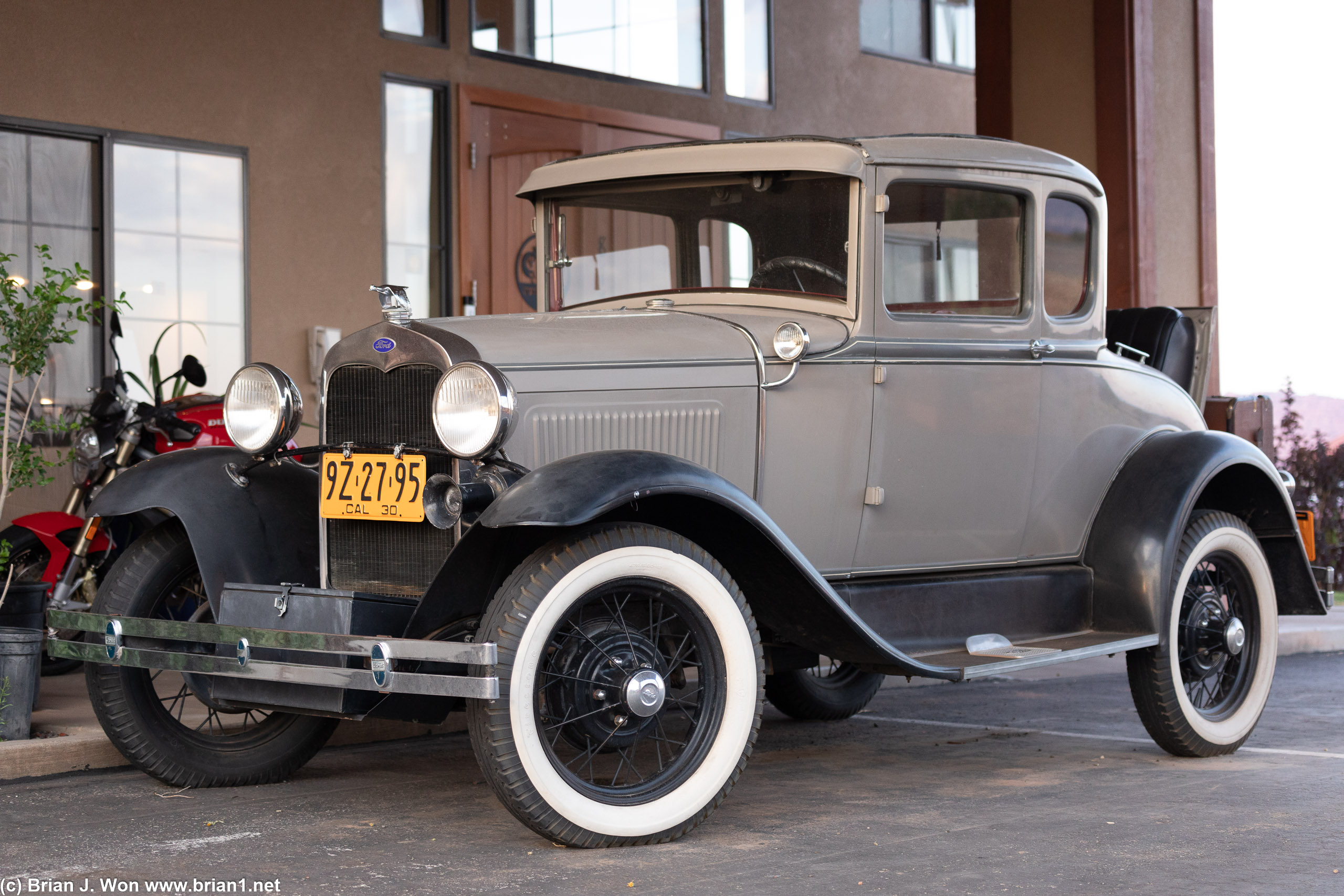 Noor Hotel's Ford Model T.