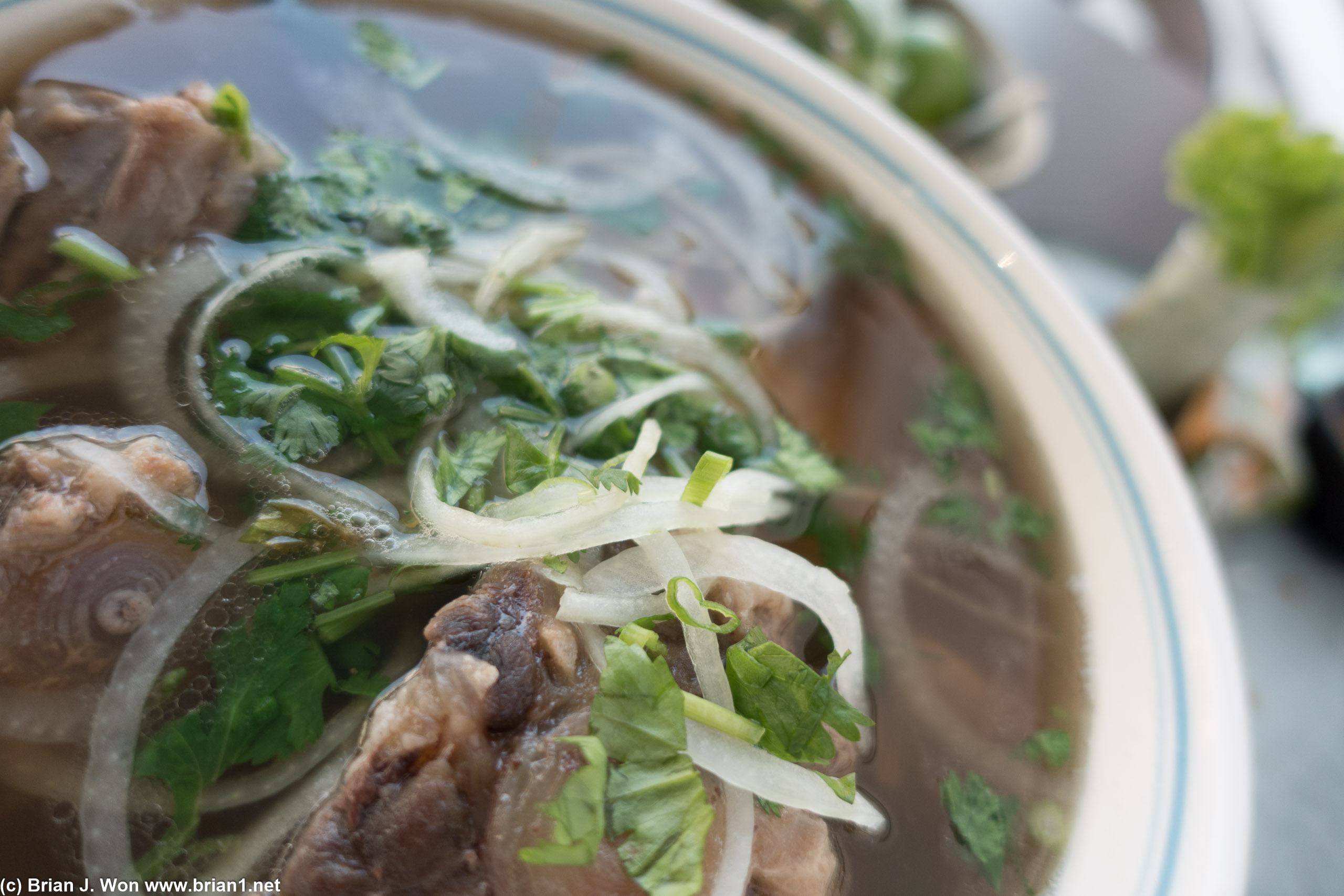 Ox tail pho.