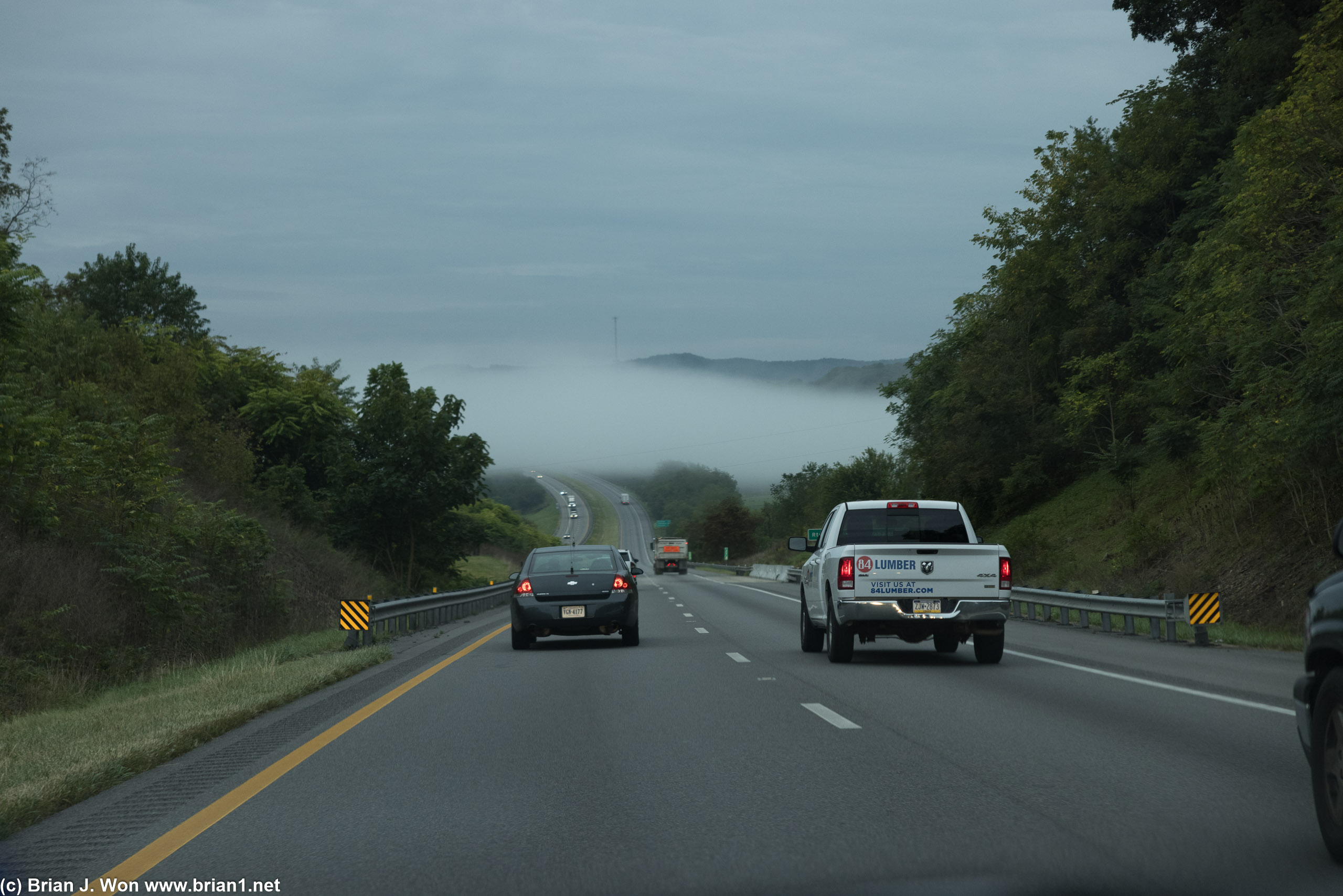 Low clouds or fog?