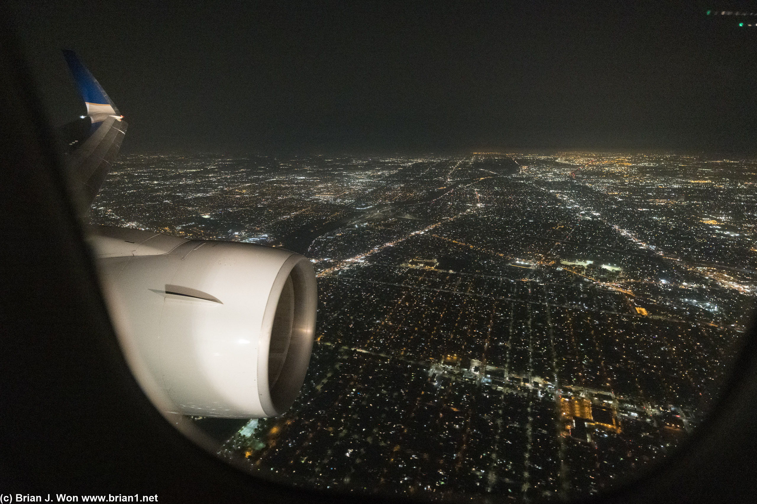 On final approach to LAX.