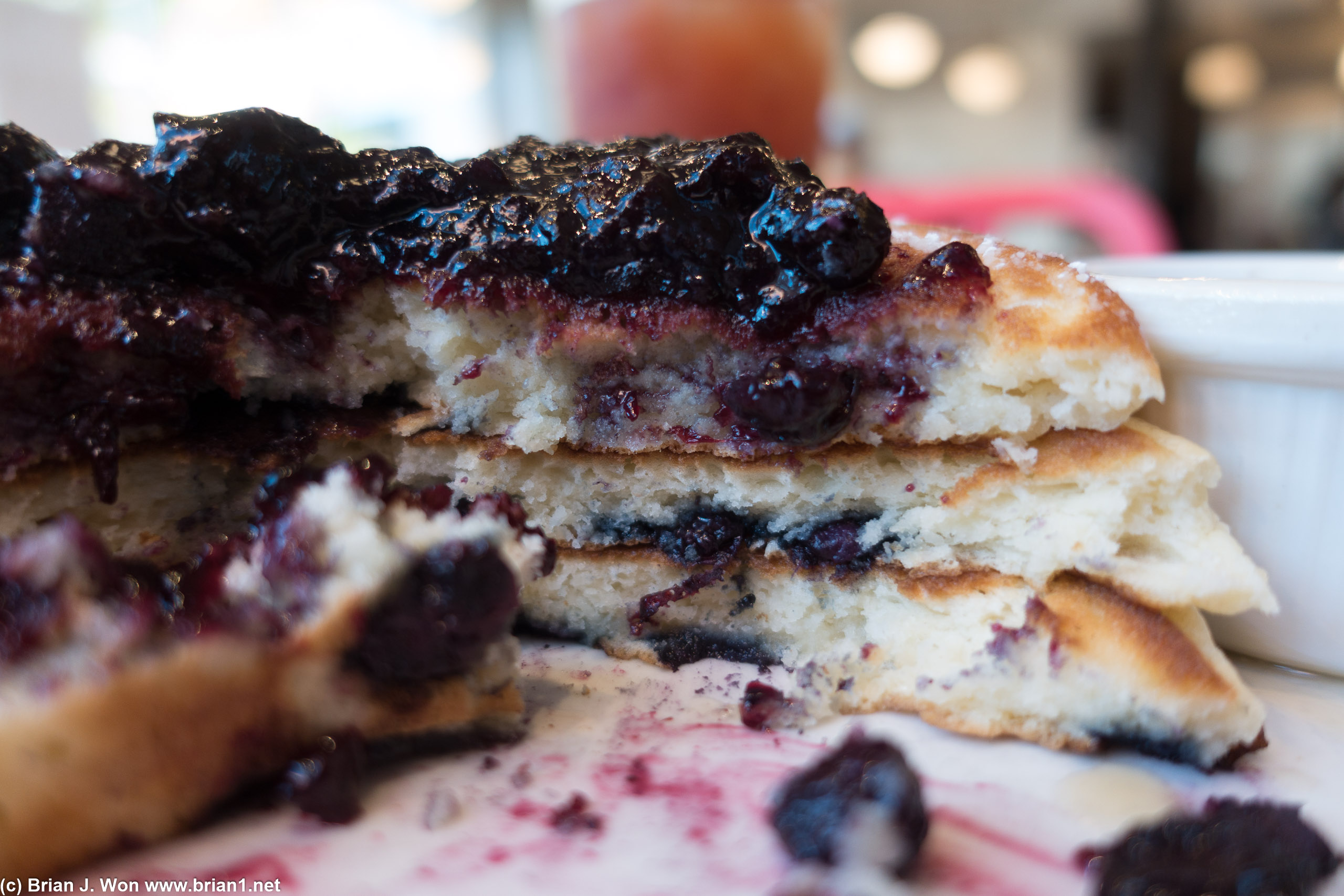 Such a tasty pancake desserves a close-up.