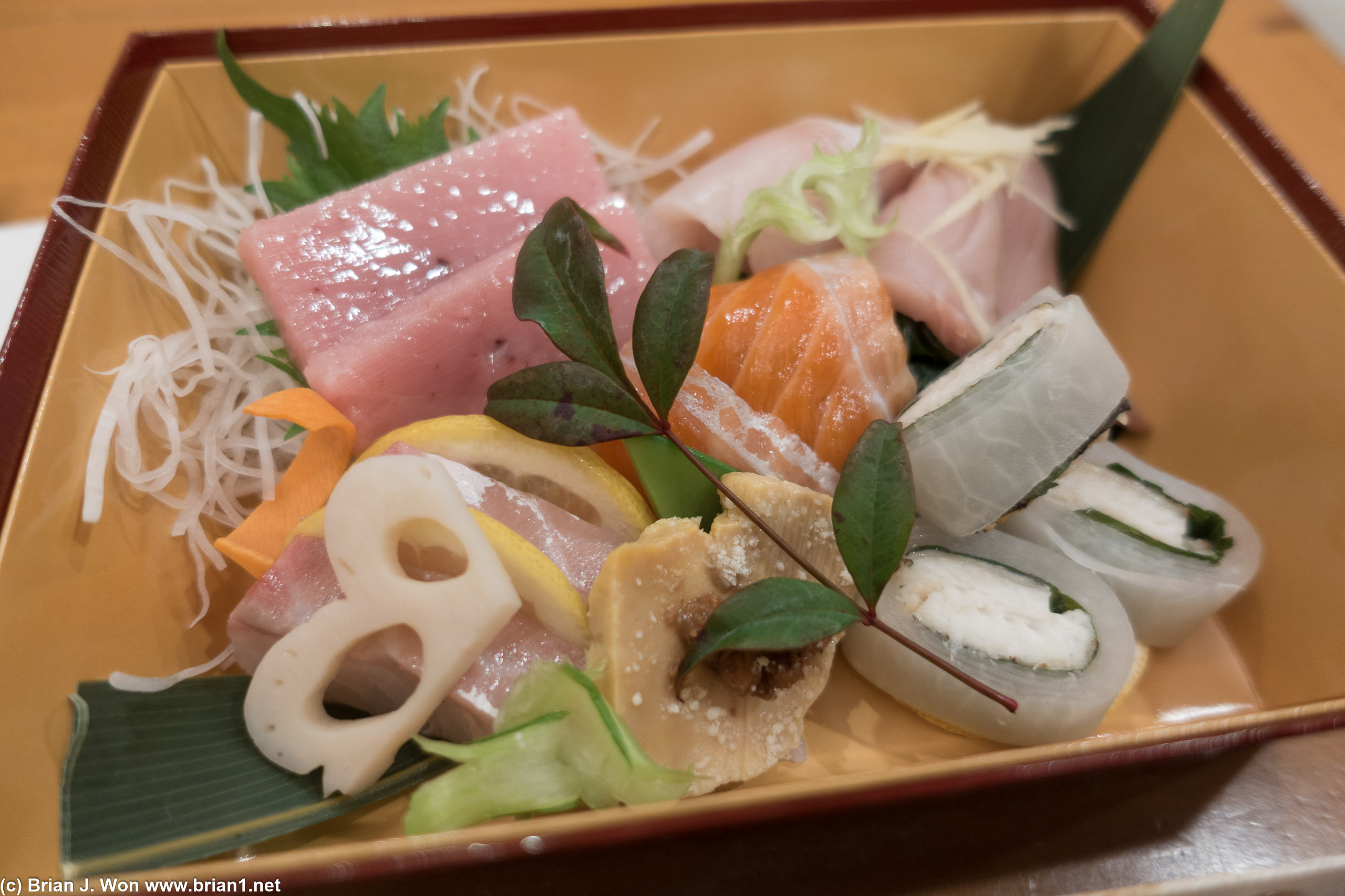 Sashimi box.