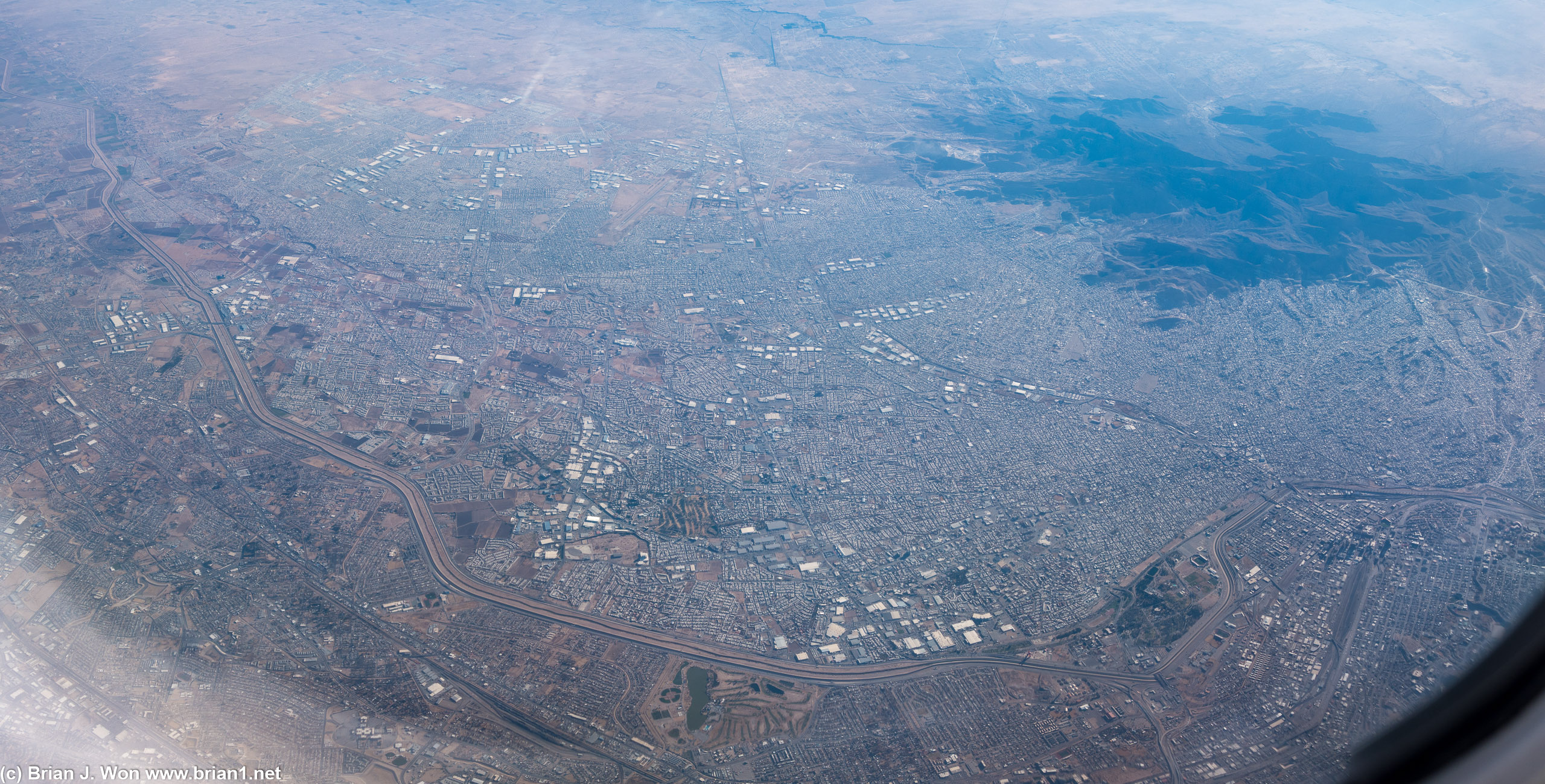 The walls between Ciudad Juarez and El Paso are imposing.