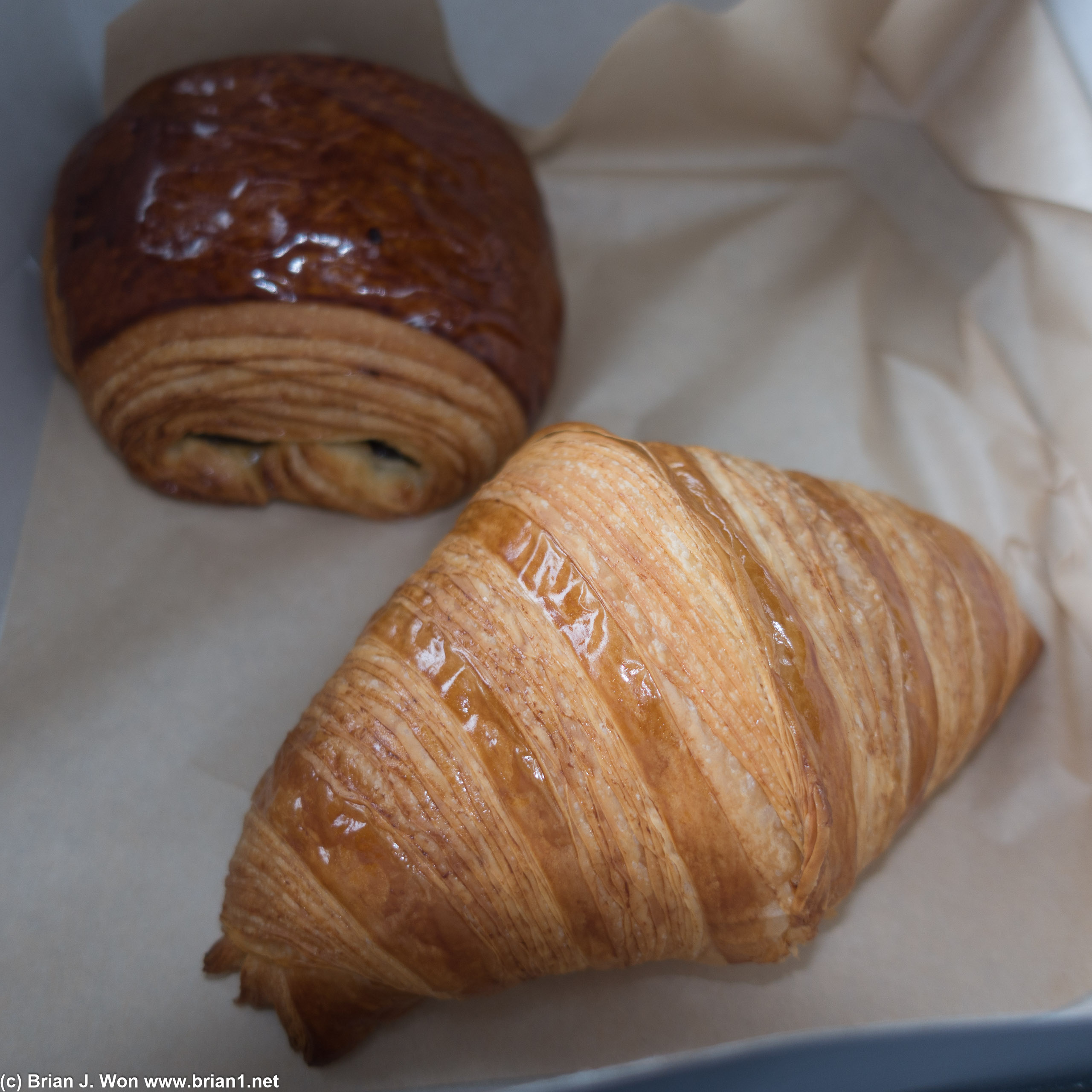 And with a regular croissant.