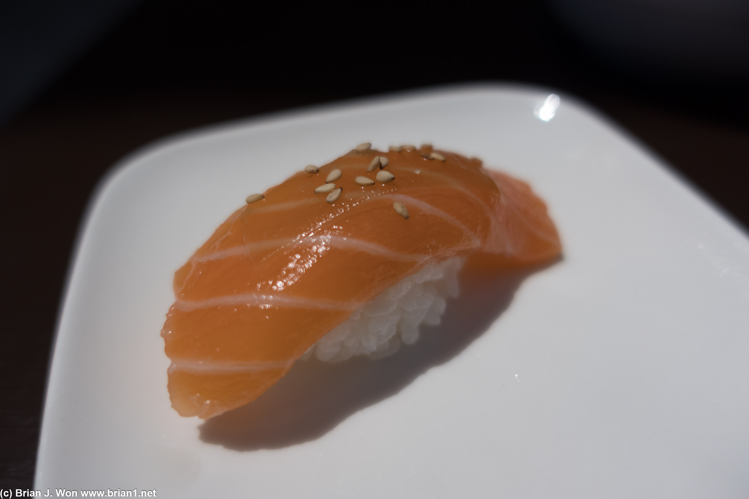 Sake (salmon). As quality as it is, was ultimately quite indifferent.