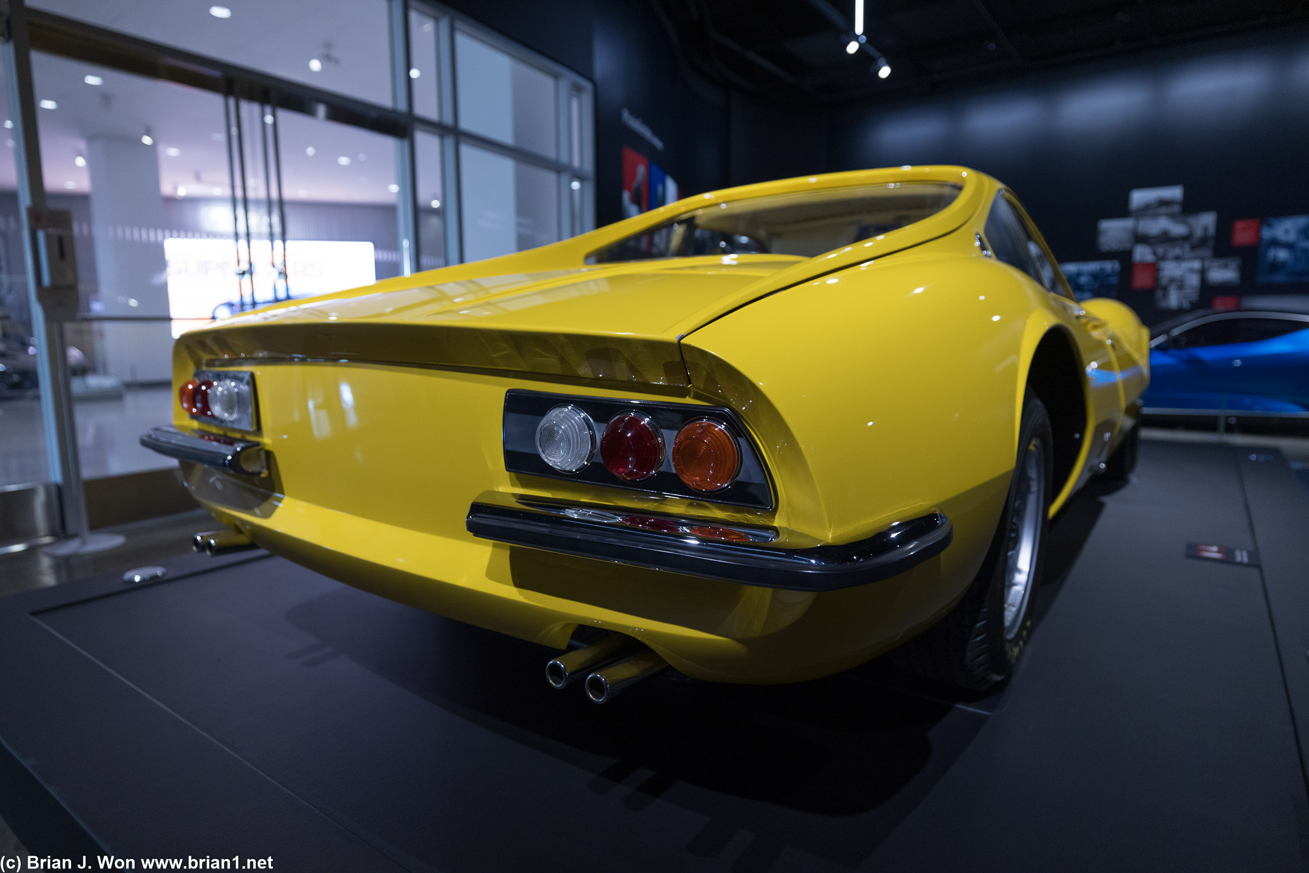 1966 Ferrari Dino Berlinetta 206 GT prototype.
