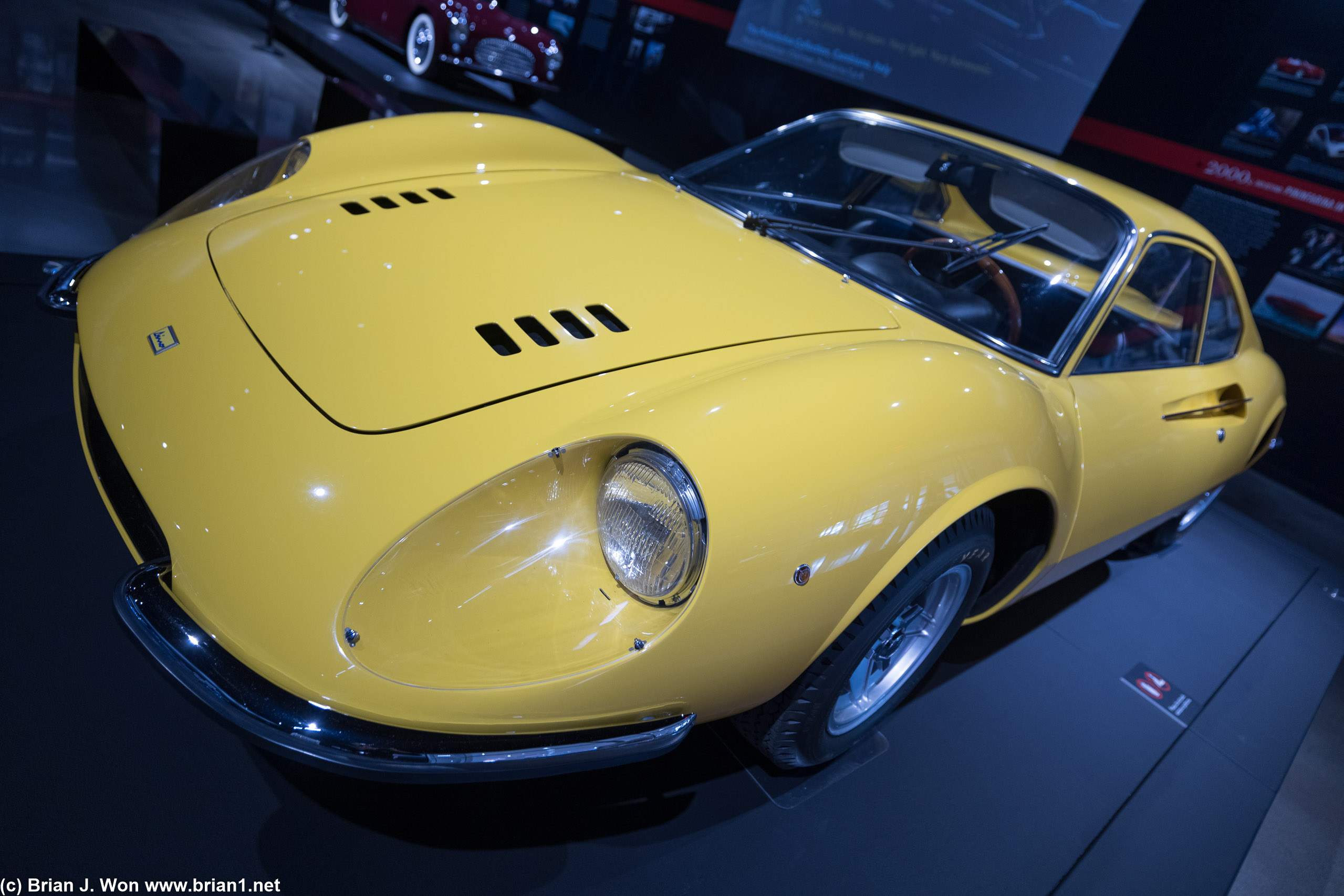 1966 Ferrari Dino Berlinetta 206 GT prototype.