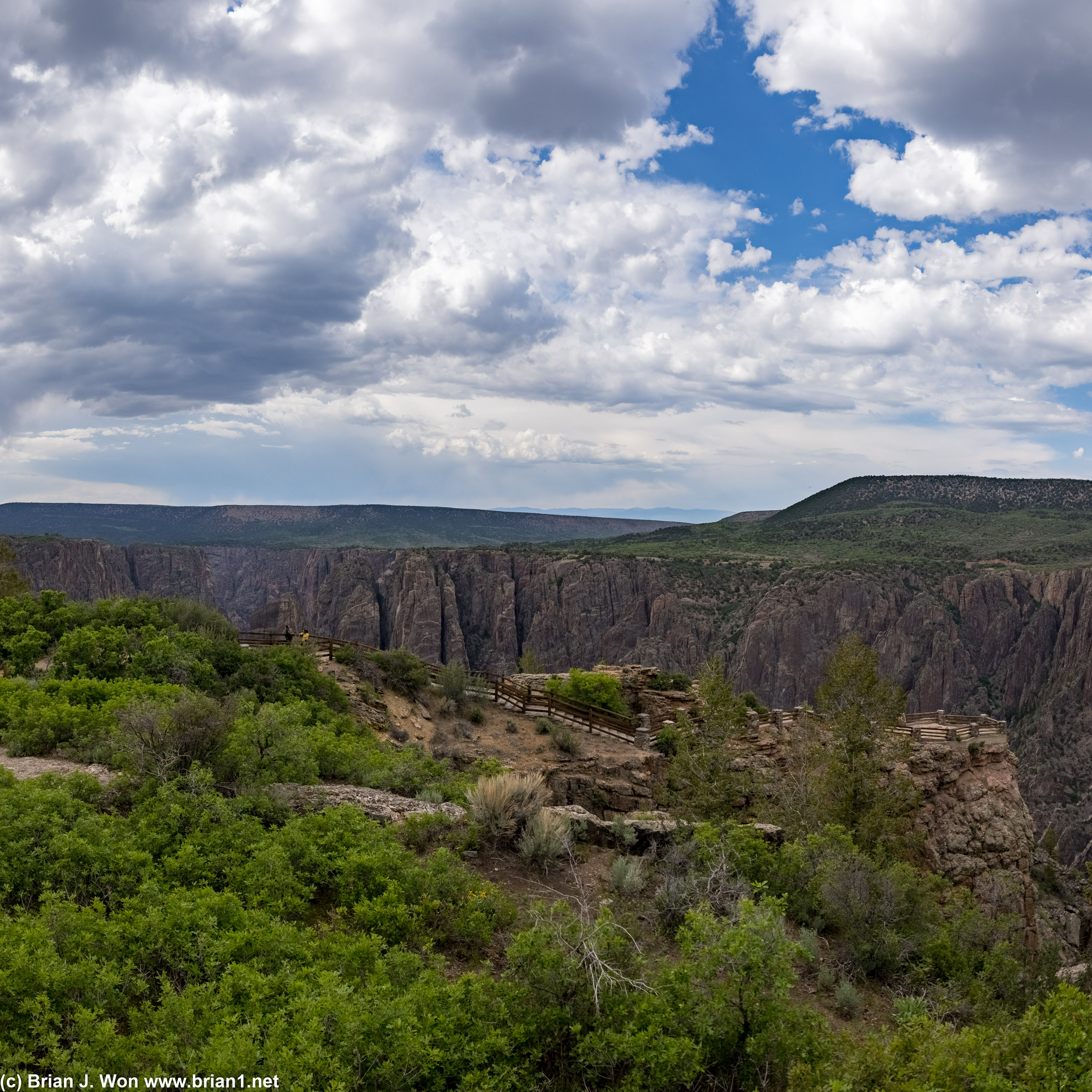 View from the South Rim visitor center.