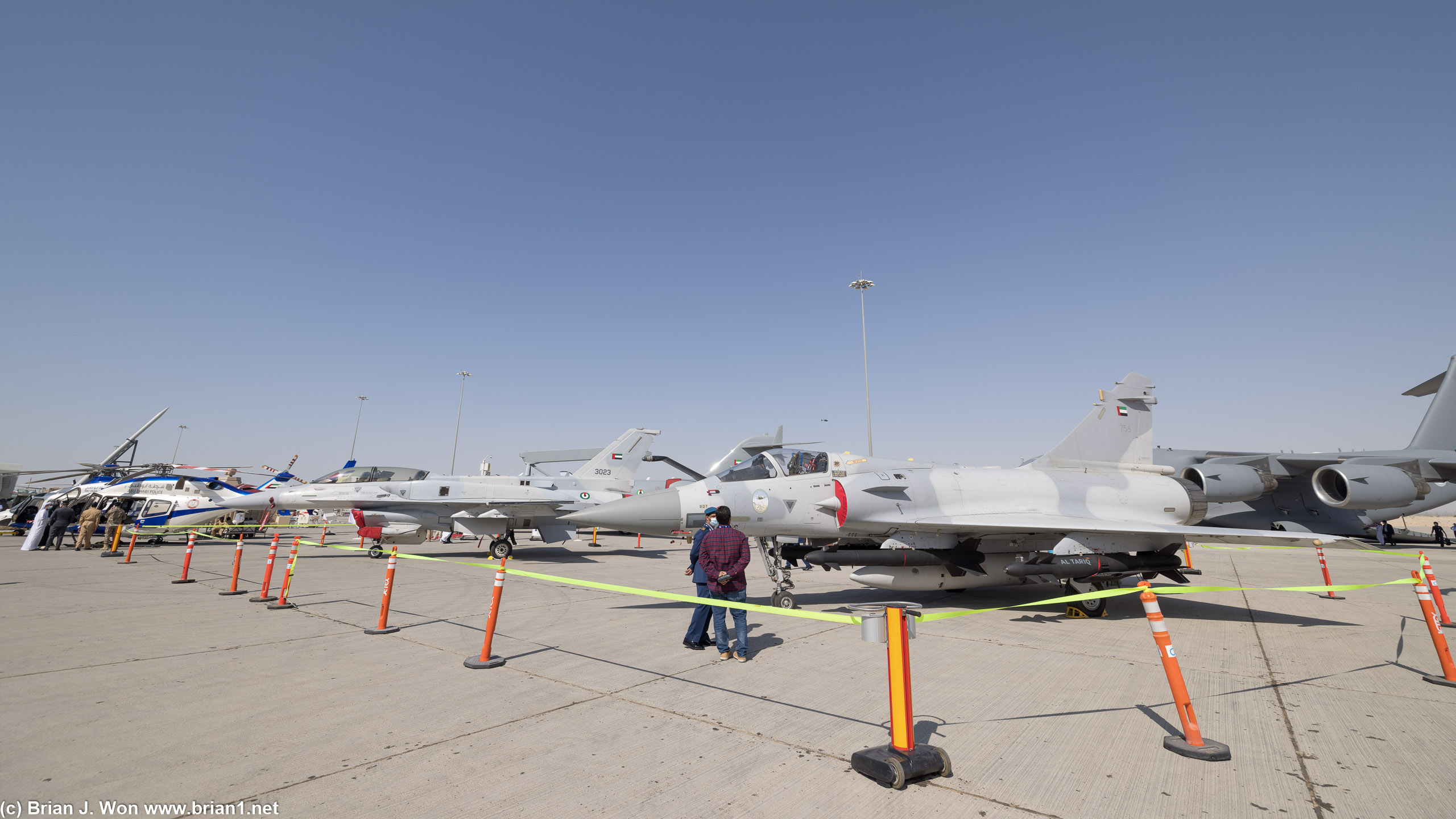 UAE Dassault Mirage 2000 and Lockheed F-16F Block 60.